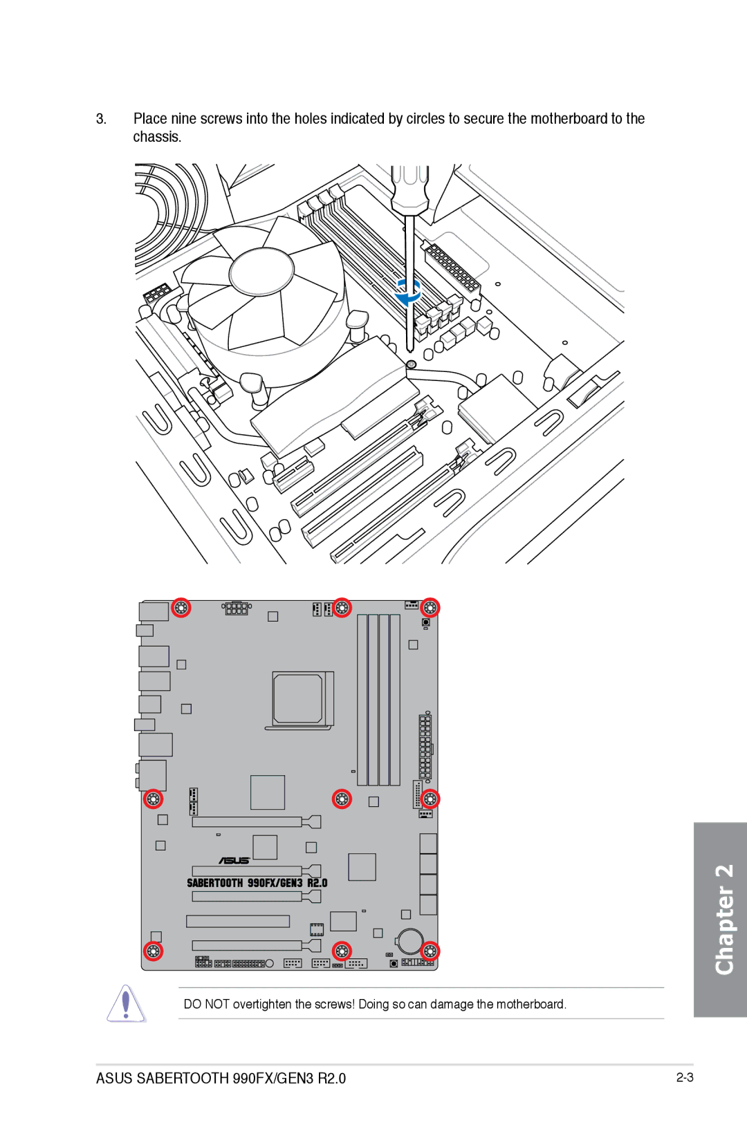 Asus 990FX R20, SABERTOOTH 990FX/GEN3 R2, SABERTOOTH990FXGEN3 manual Chapter 