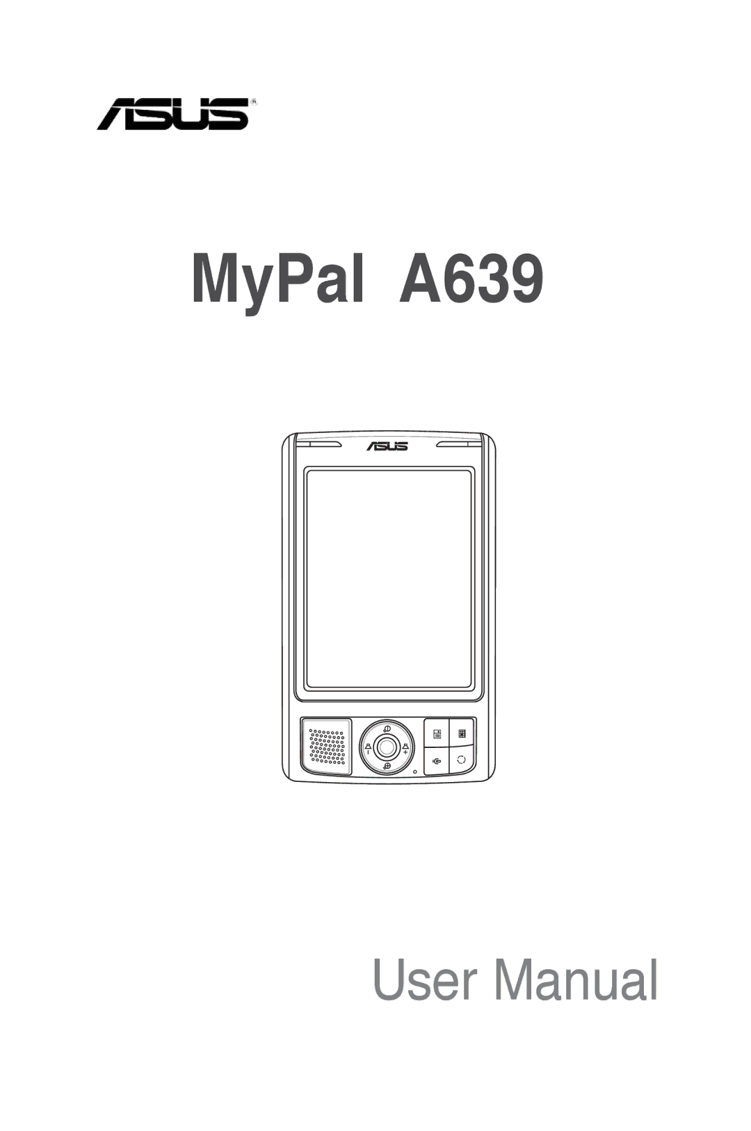 Asus user manual MyPal A639 