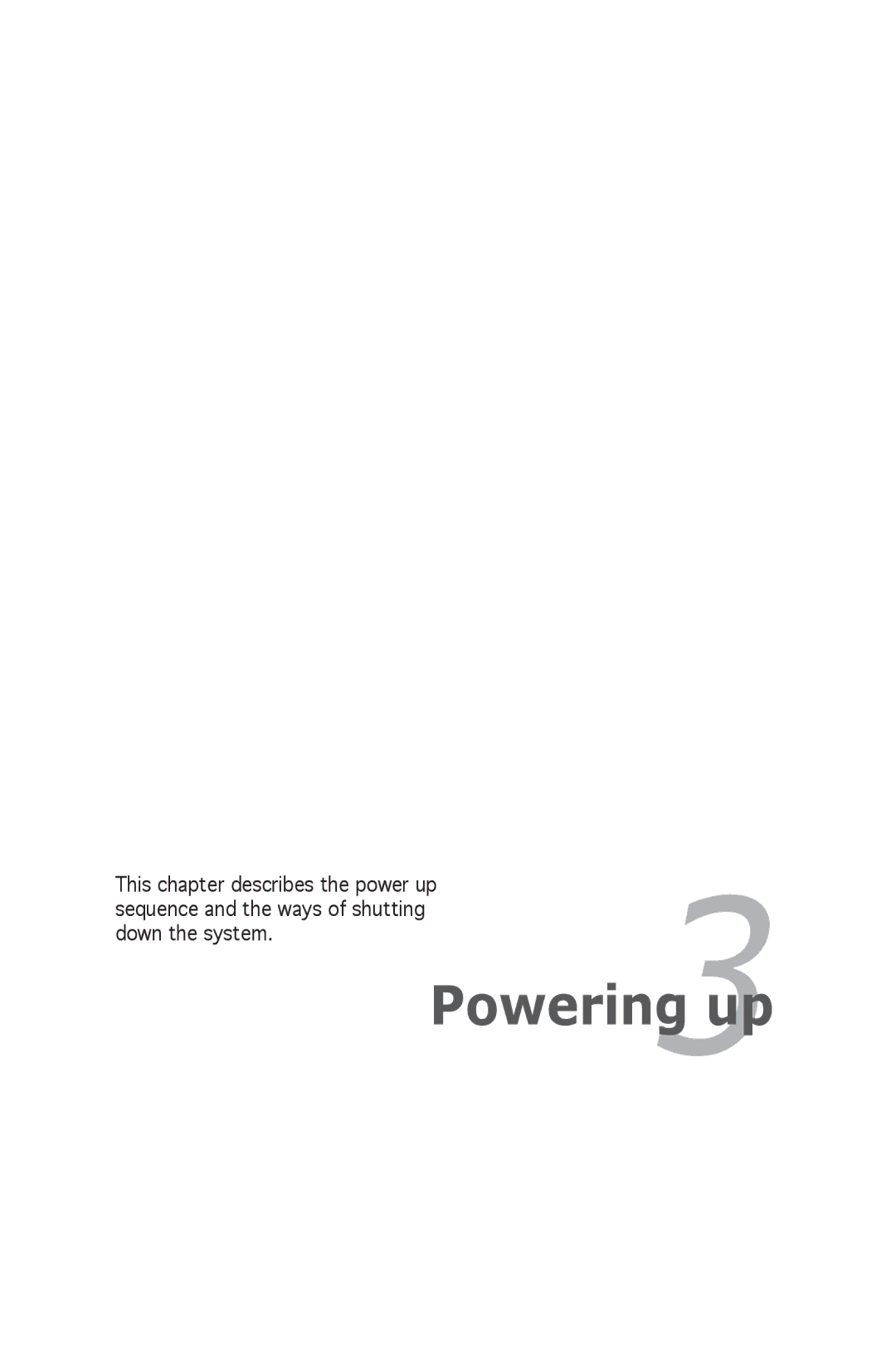 Asus A8N-SLI SE manual This chapter describes the power up, Down the system 