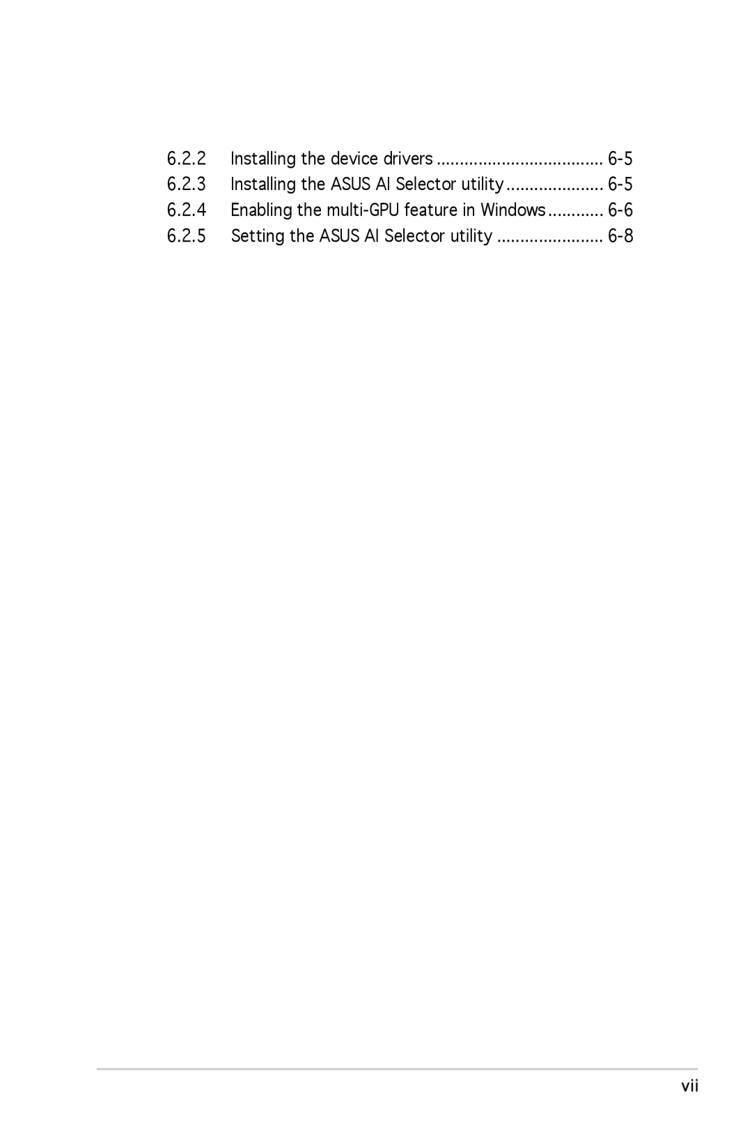 Asus A8N-SLI SE manual Setting the Asus AI Selector utility 