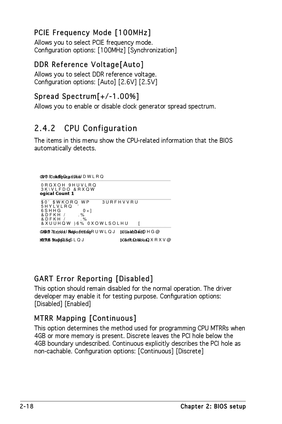 Asus A8V-VM manual CPU Configuration 