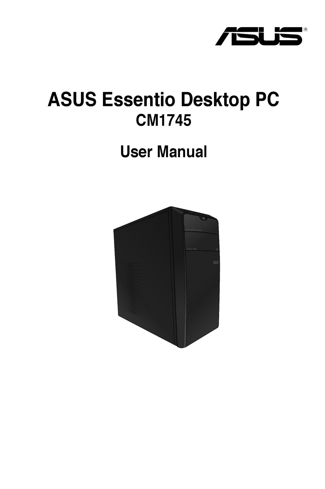 Asus CM1745 user manual Asus Essentio Desktop PC 