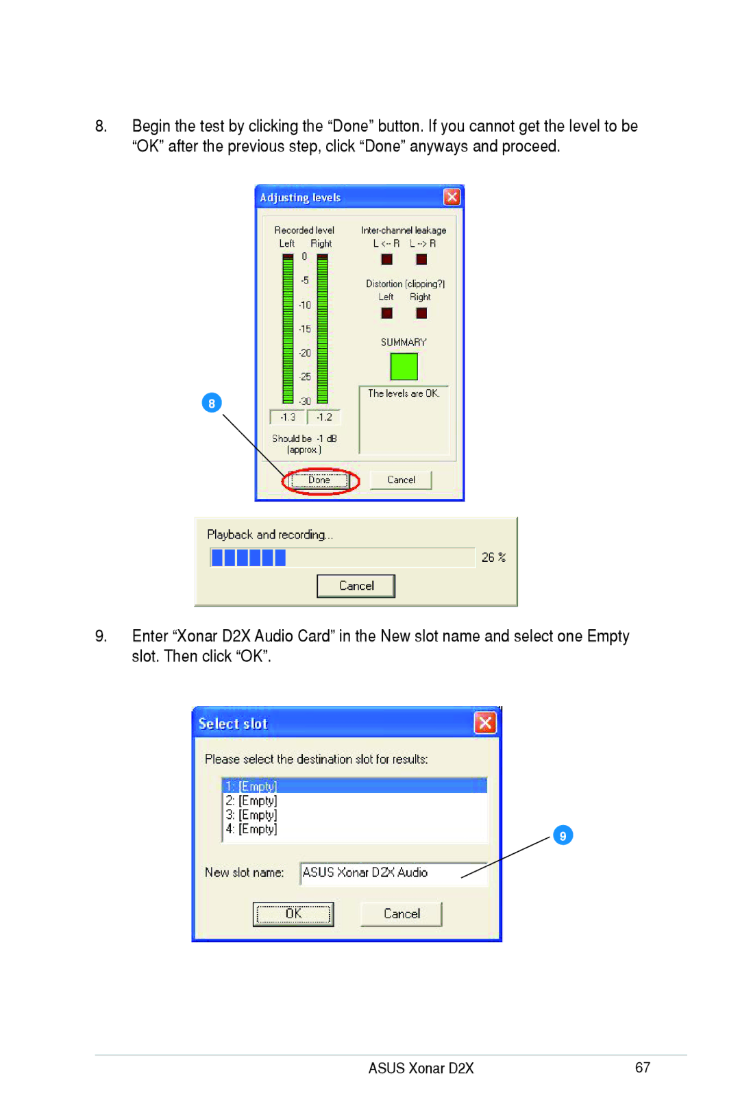 Asus user manual Asus Xonar D2X 