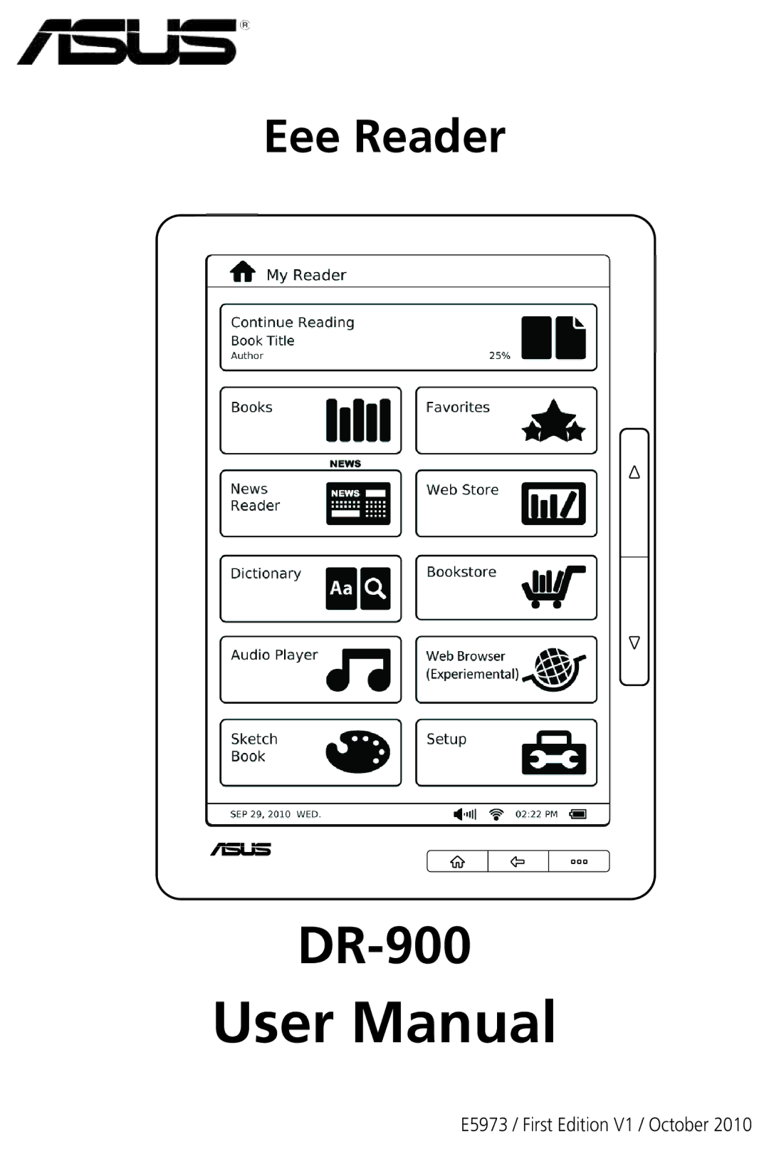 Asus DR-900 user manual 