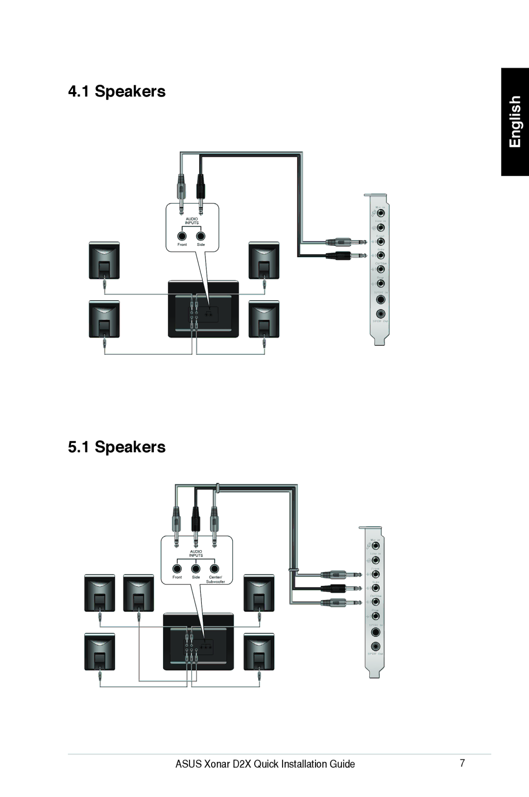 Asus E3360 manual Speakers 