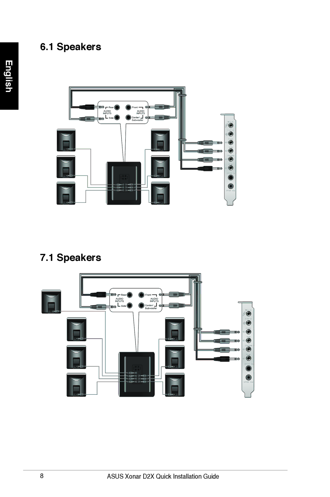 Asus E3360 manual Speakers 