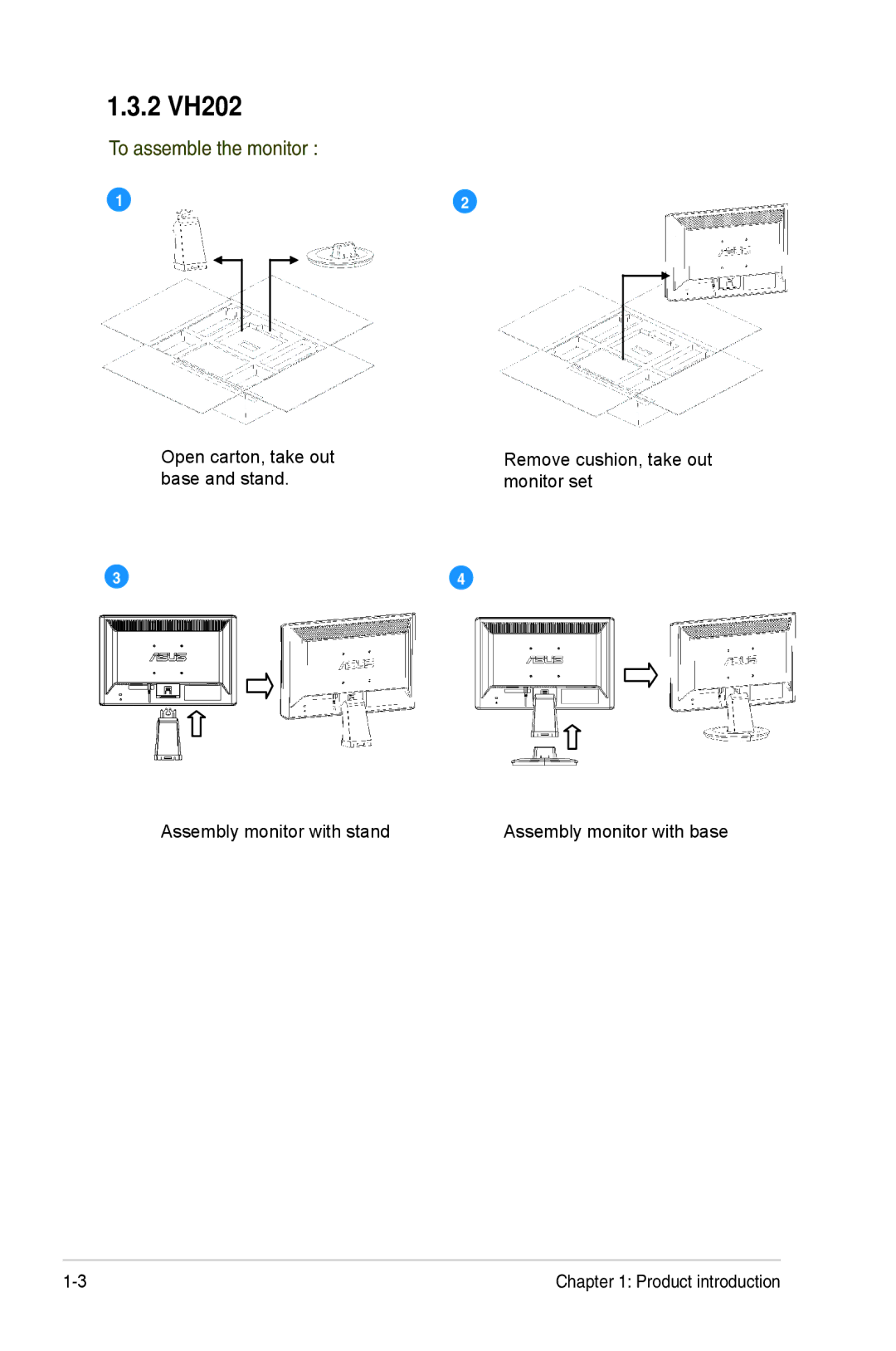 Asus E4331, VH236, VH232 manual 2 VH202 