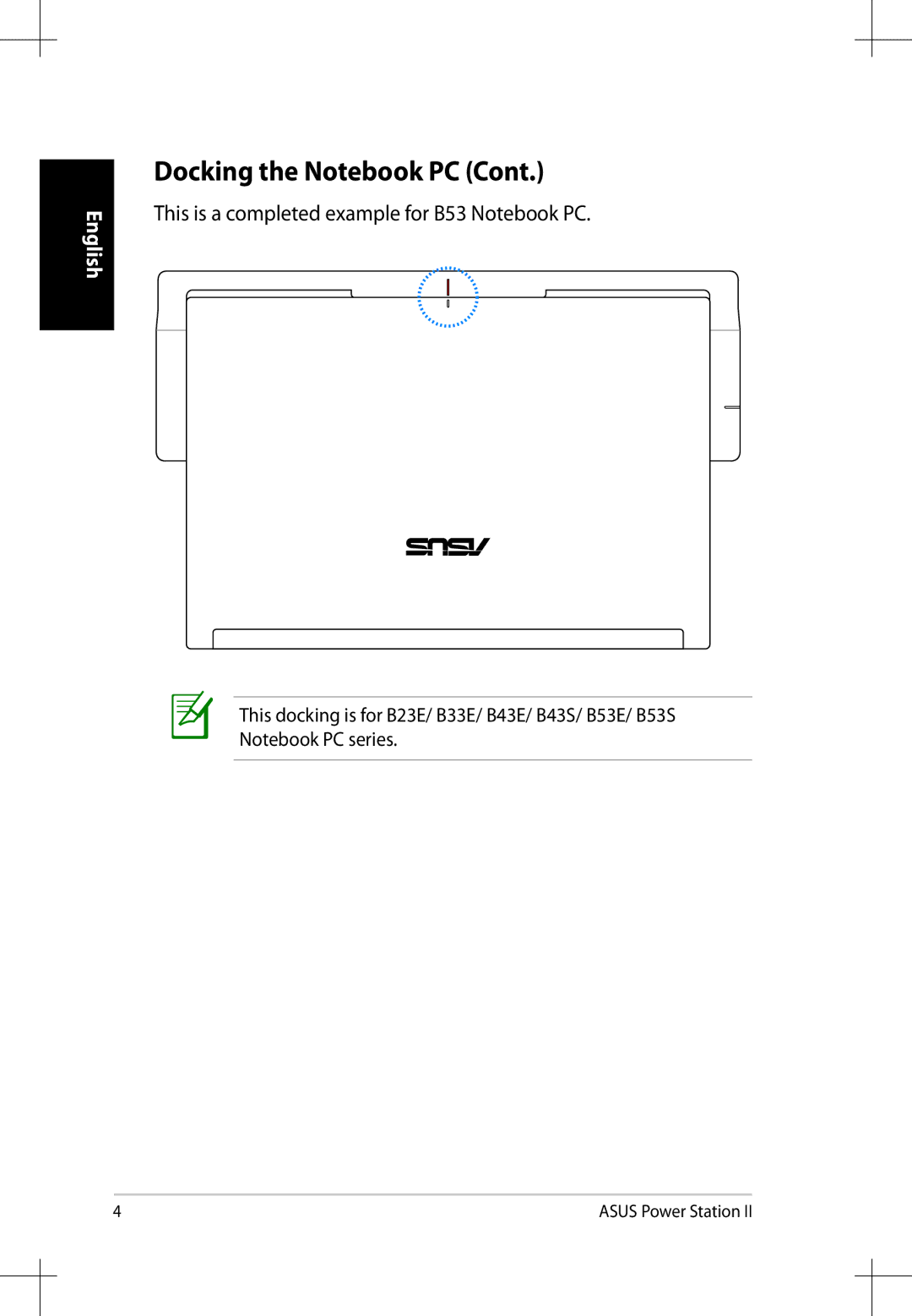 Asus E6823 user manual This is a completed example for B53 Notebook PC 