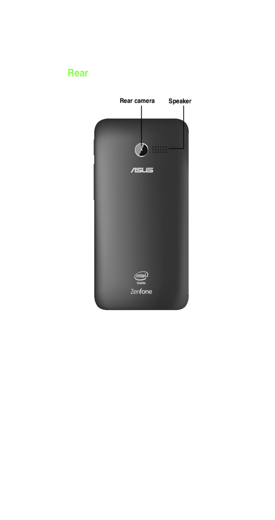 Asus E8837 user manual Rear 