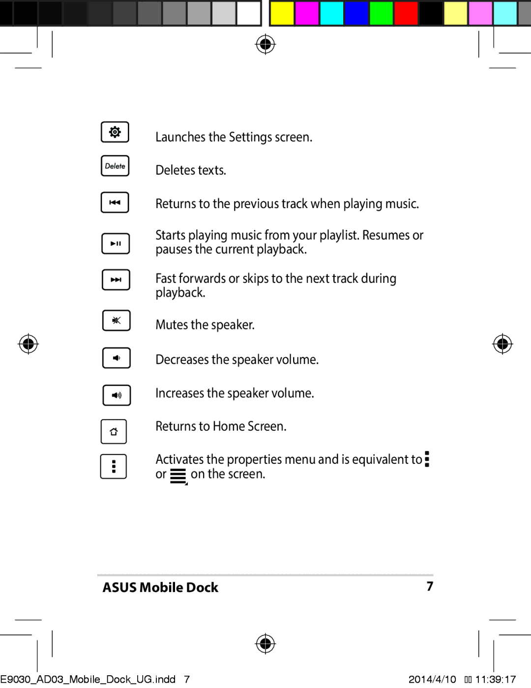 Asus E9030 manual On the screen 