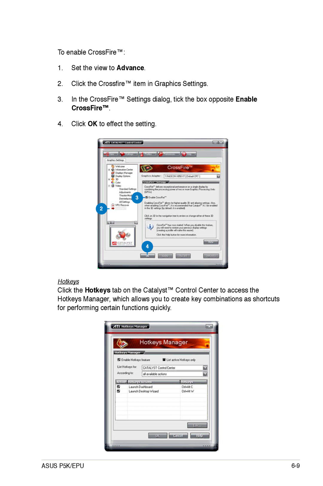 Asus EPU manual Hotkeys 