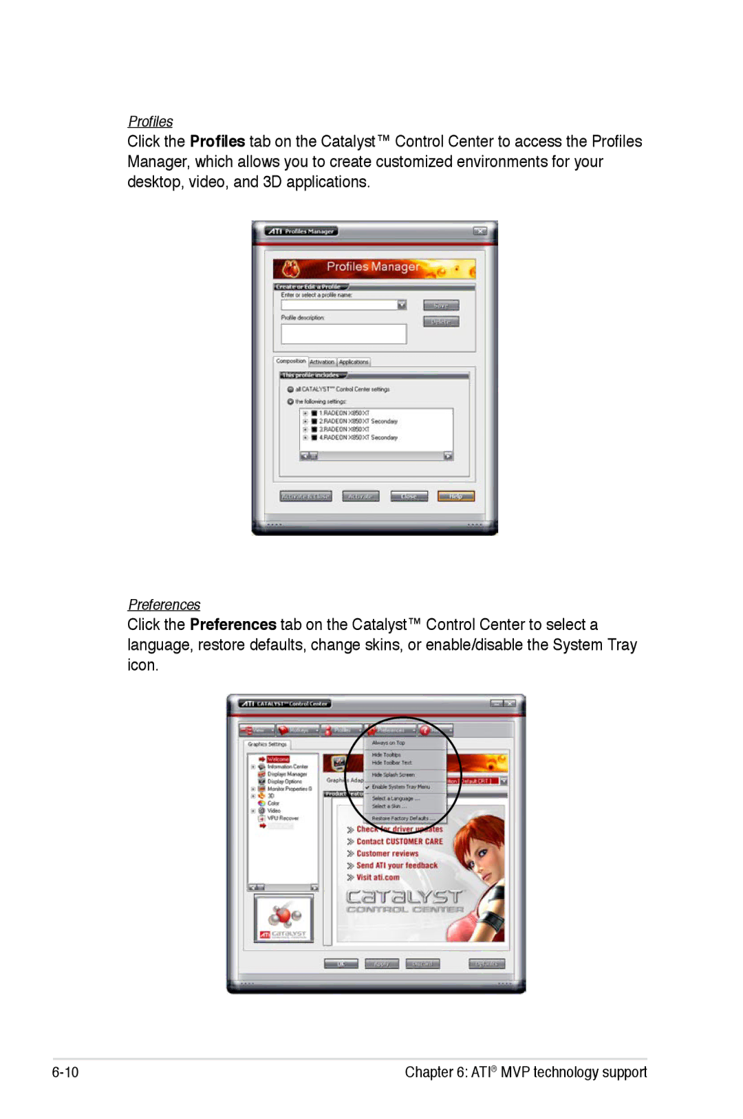 Asus EPU manual Profiles 