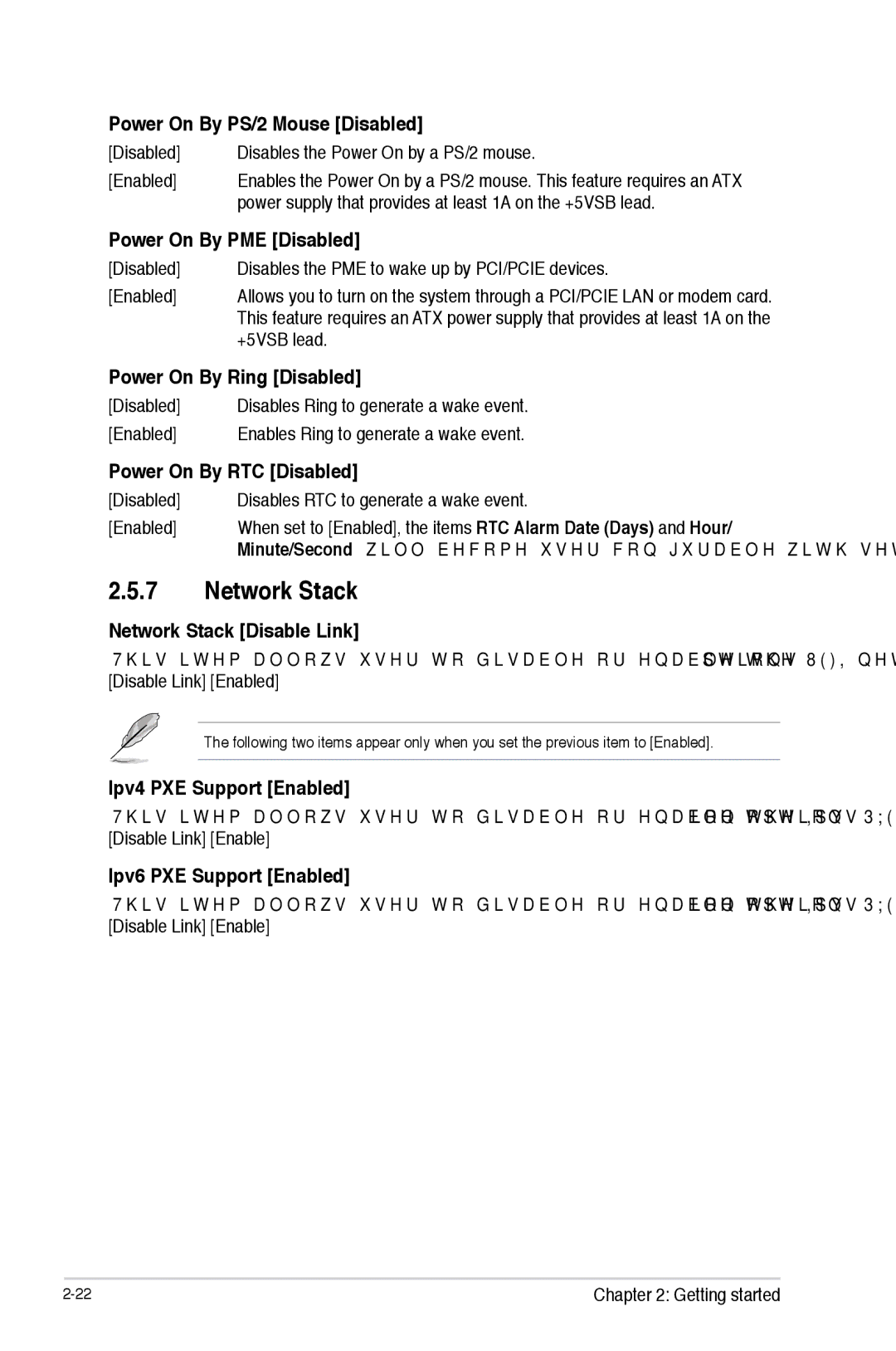 Asus F2A85-M manual Network Stack 