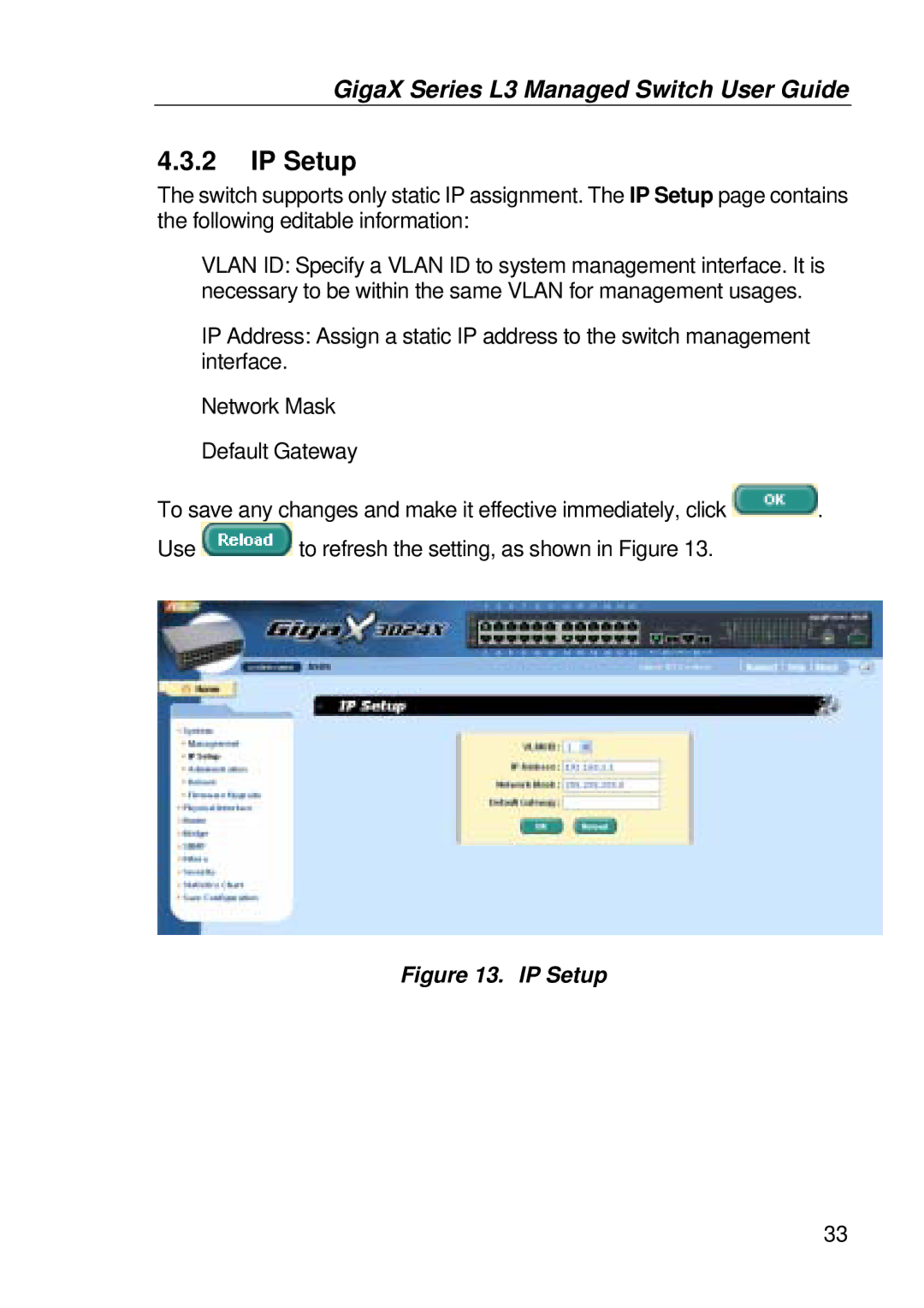 Asus GigaX manual IP Setup 