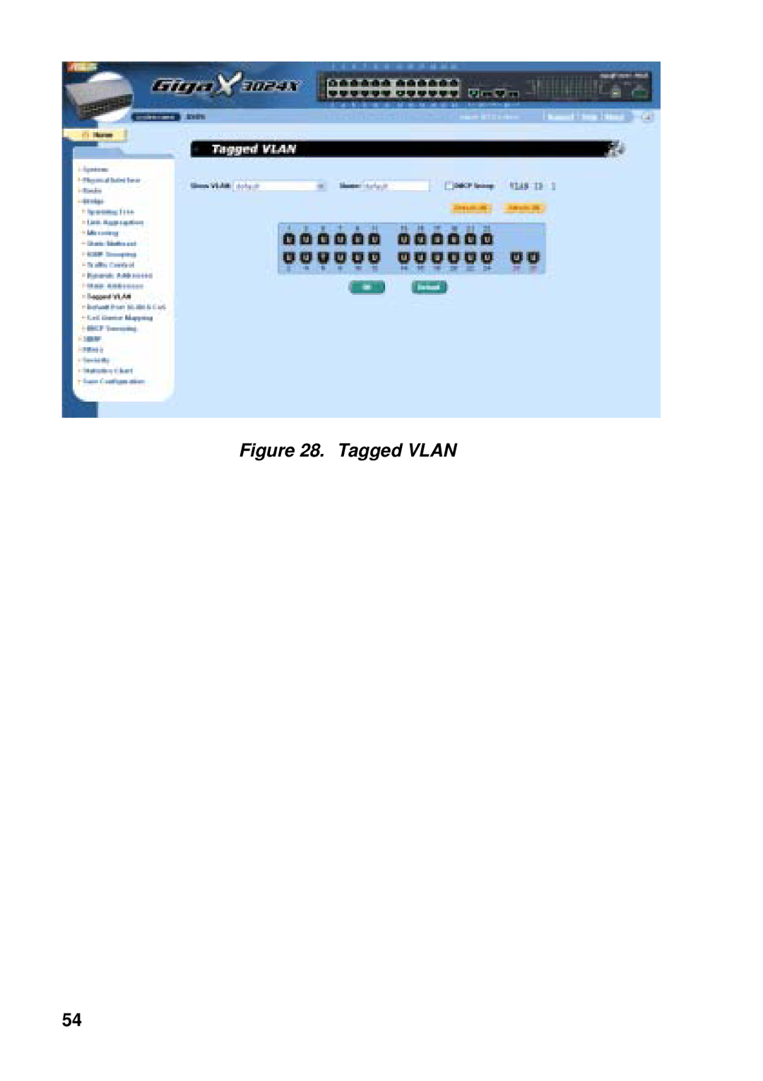 Asus GigaX manual Tagged Vlan 