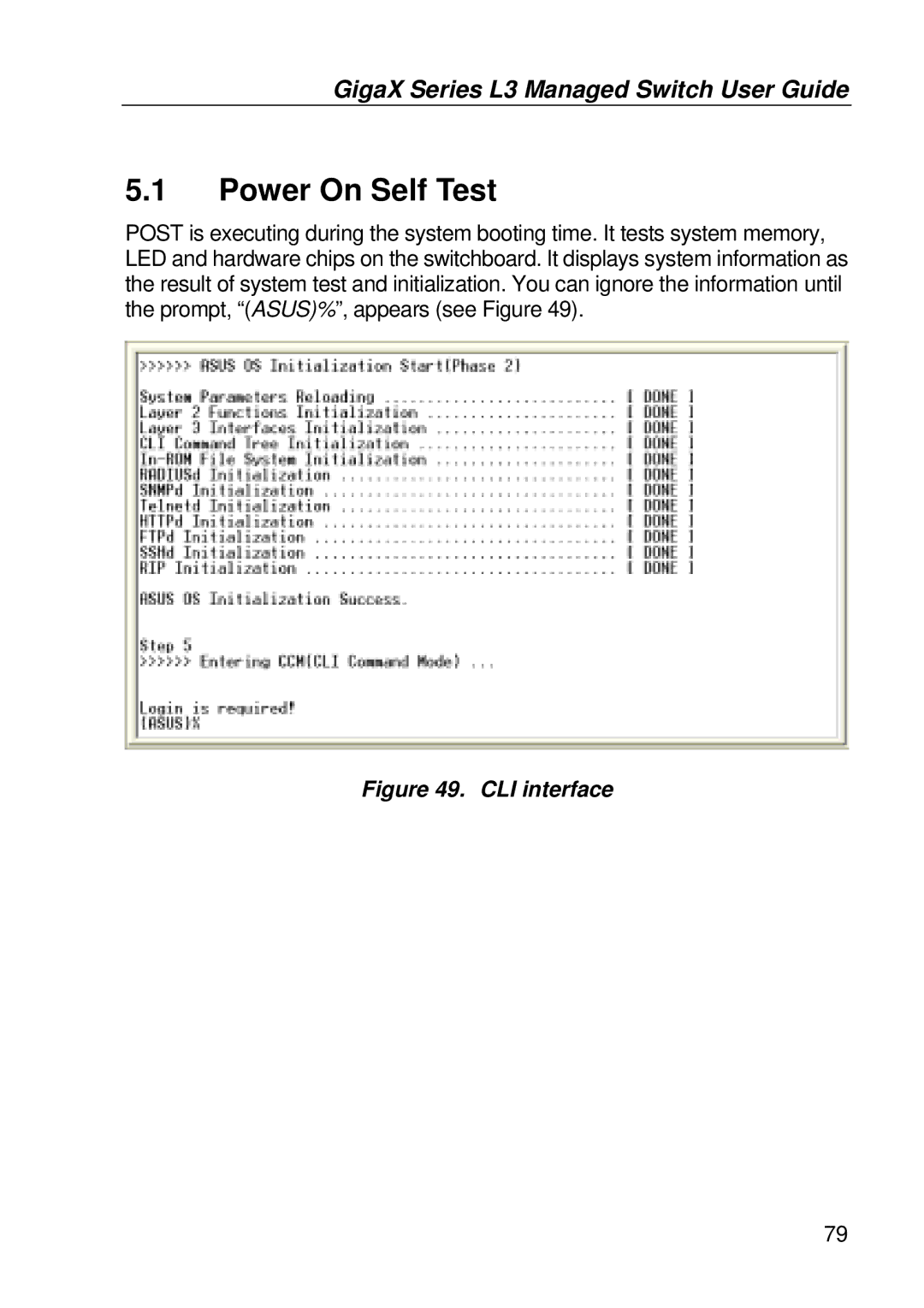 Asus GigaX manual Power On Self Test, CLI interface 