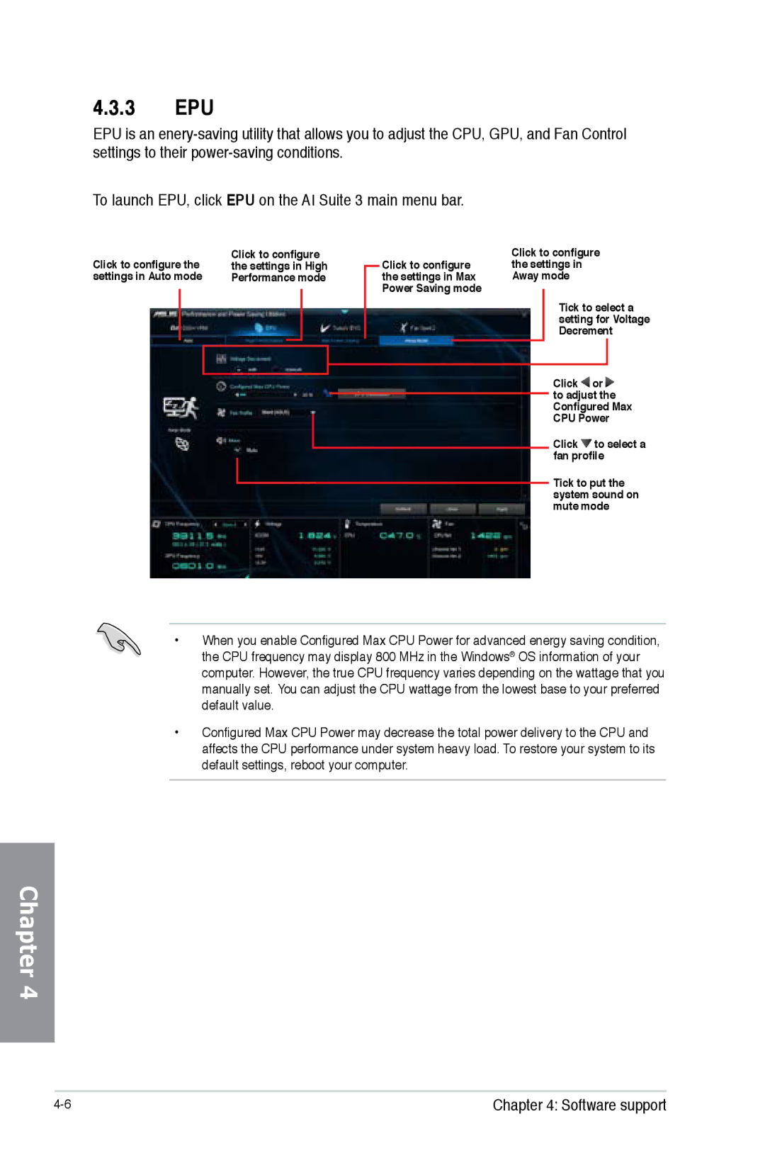 Asus H87M-PRO manual 3 EPU 