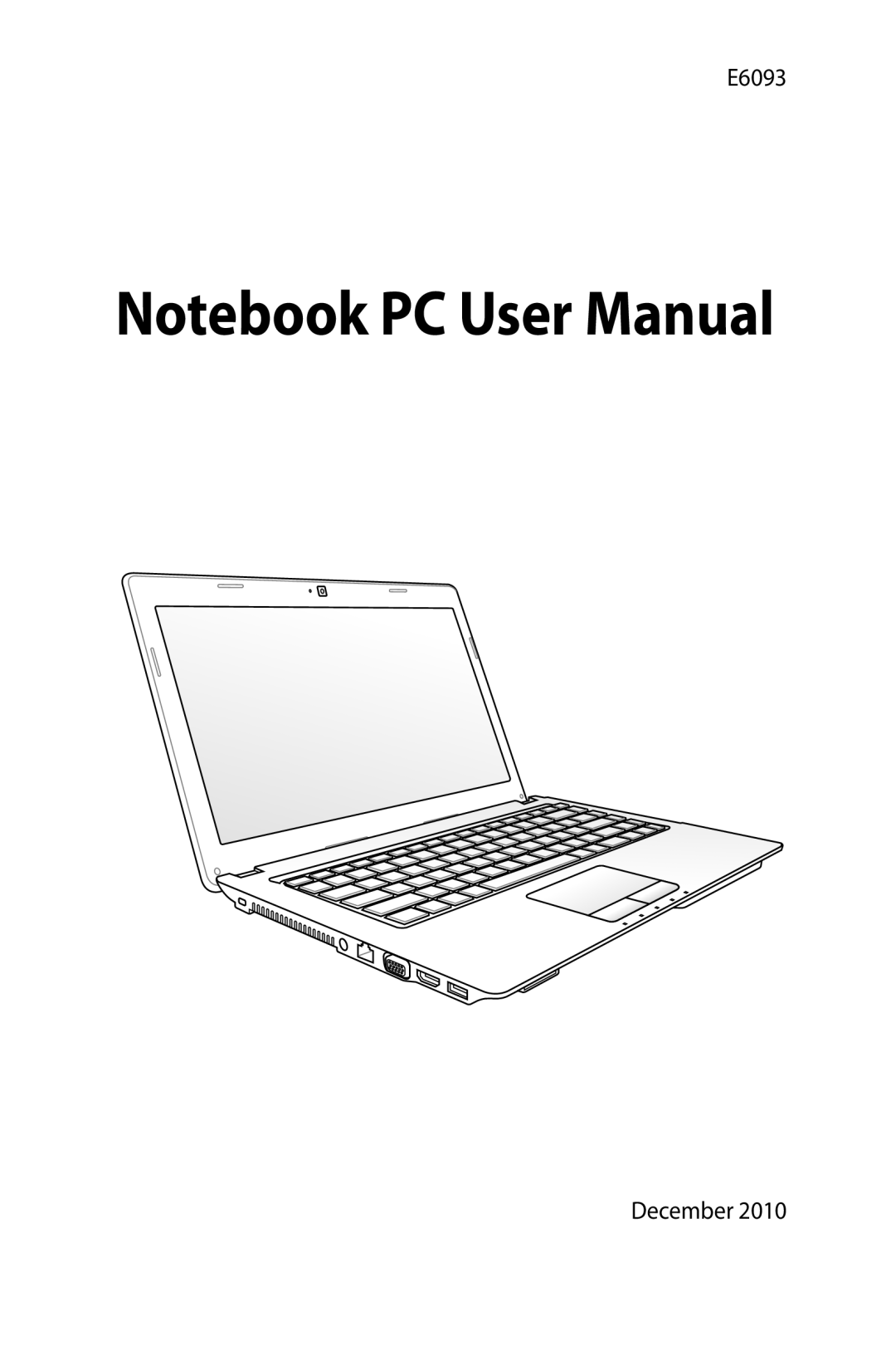 Asus K53E-BBR19 user manual E6093 December 