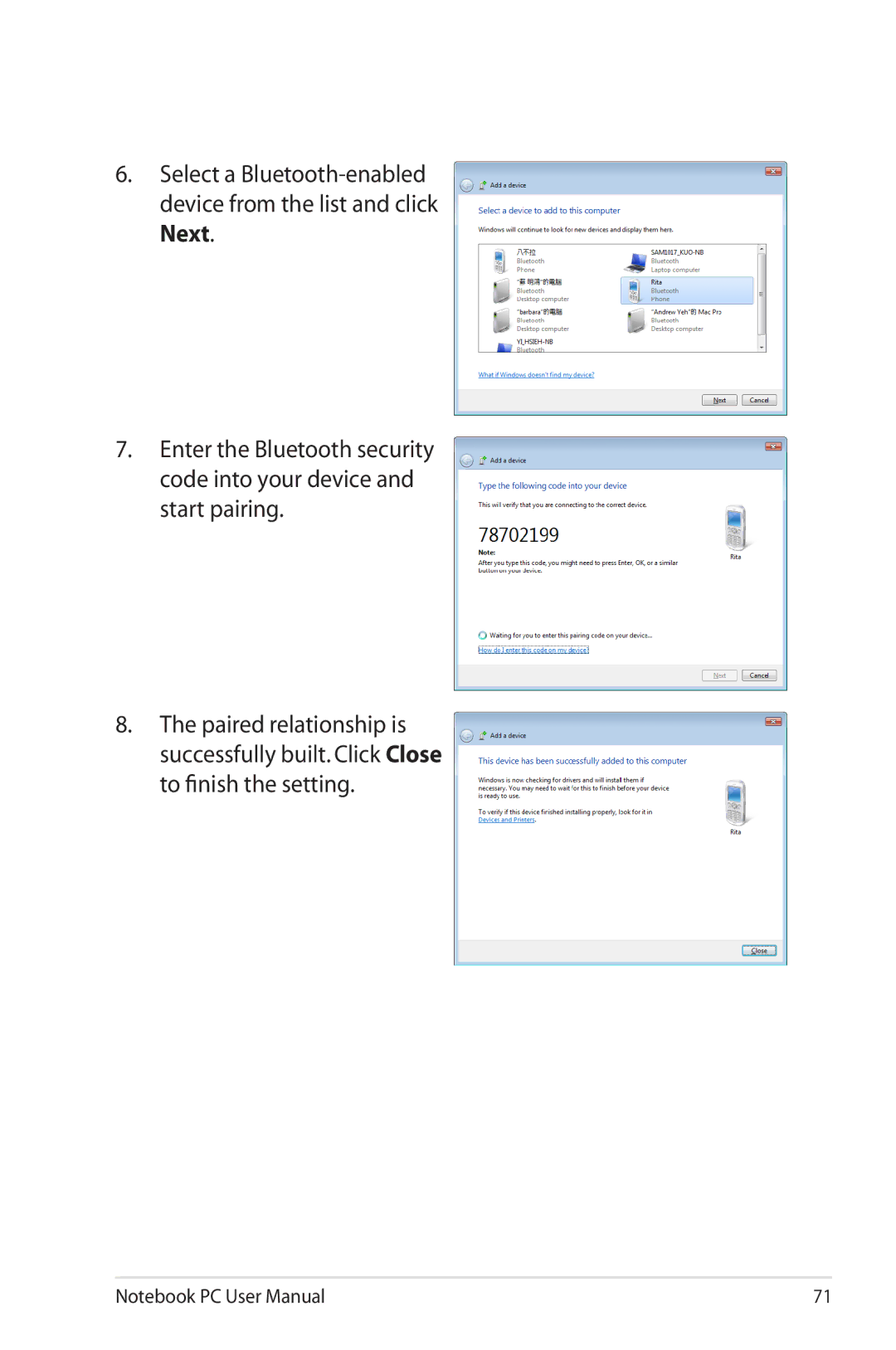 Asus K53E-BBR19 user manual 