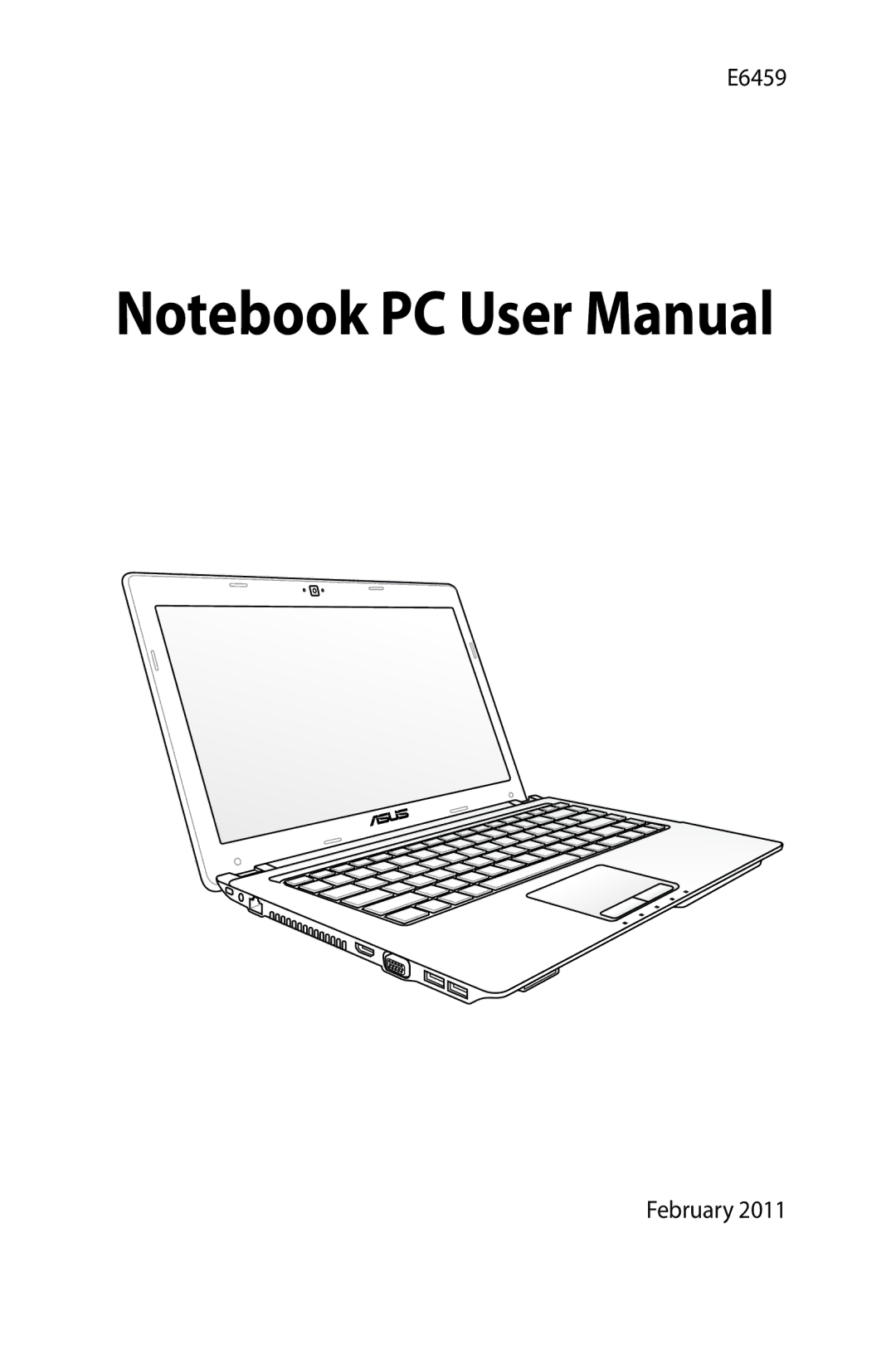 Asus K53EXR4 user manual E6459 February 