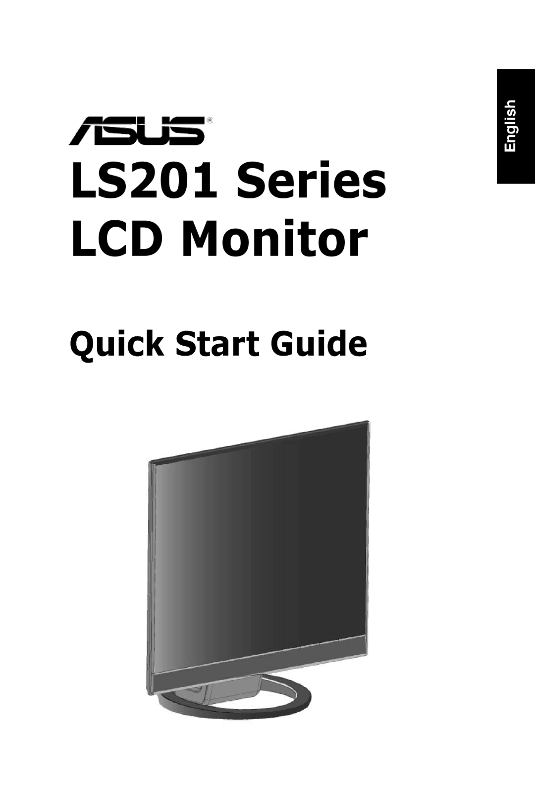 Asus quick start LS201 Series LCD Monitor 