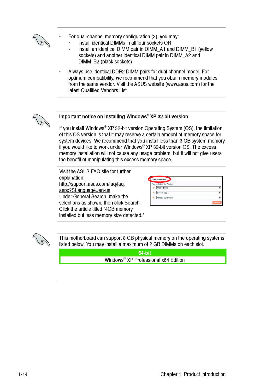 Asus M2NBP-VM CSM manual 64-bit 