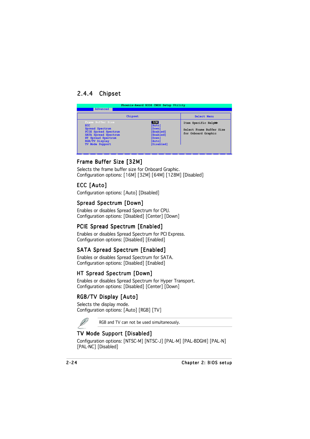 Asus M2NPV-MX manual Chipset 