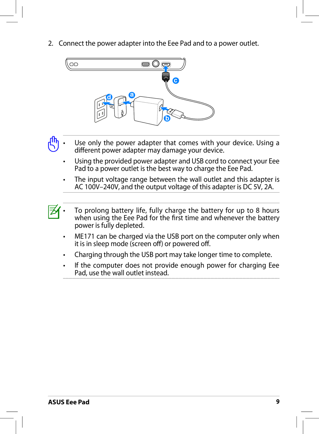 Asus ME171 user manual Asus Eee Pad 