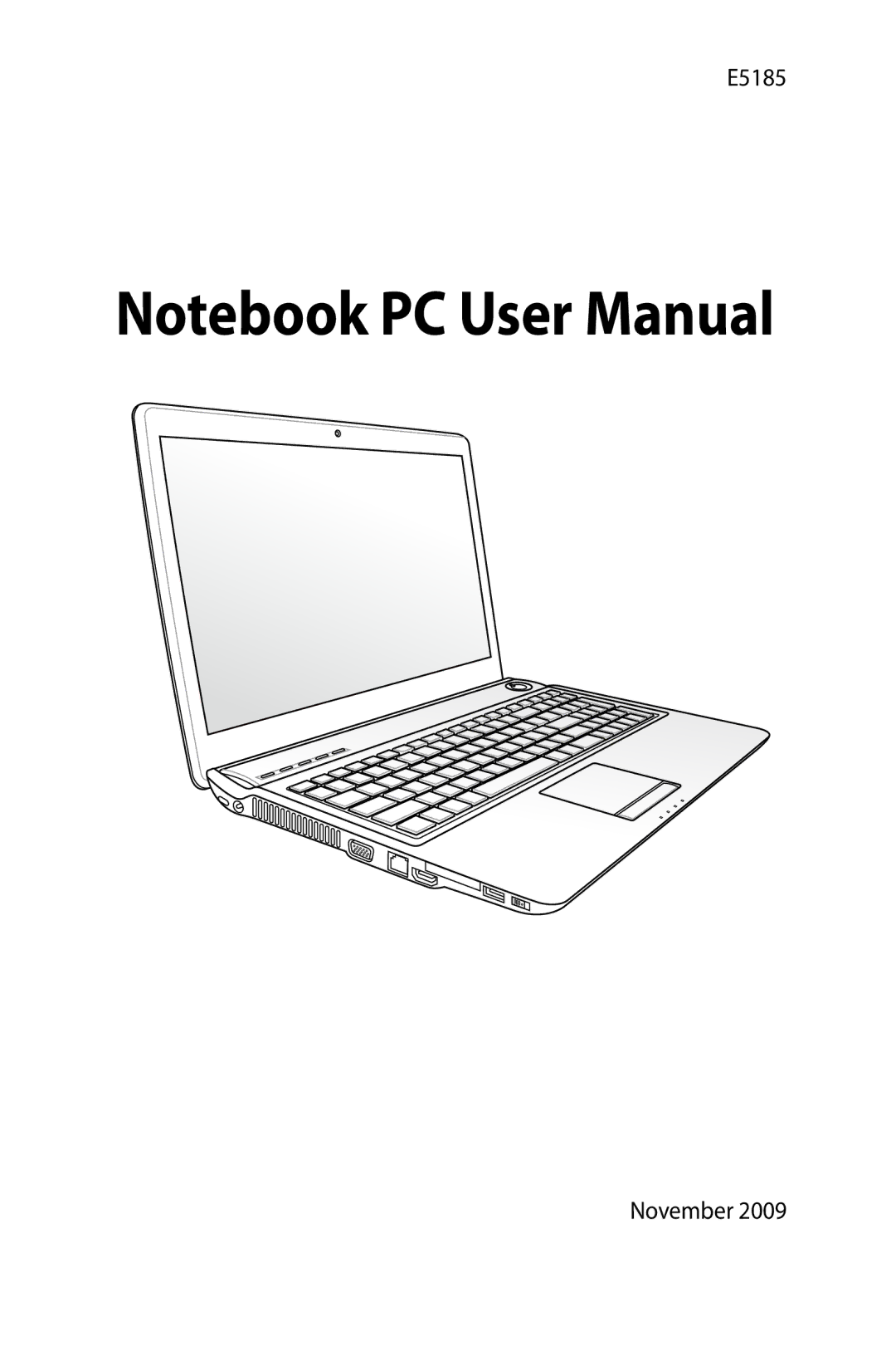 Asus N61JQ-A1 user manual E5185 November 