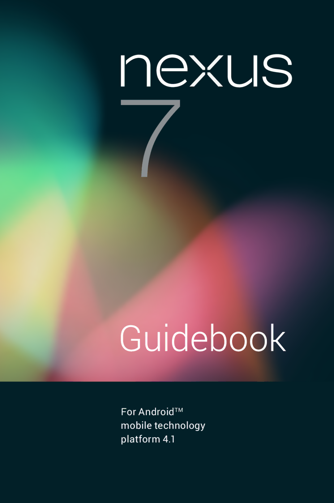 Asus NEXUS7-ASUS-1B16 manual For AndroidTM mobile technology platform 