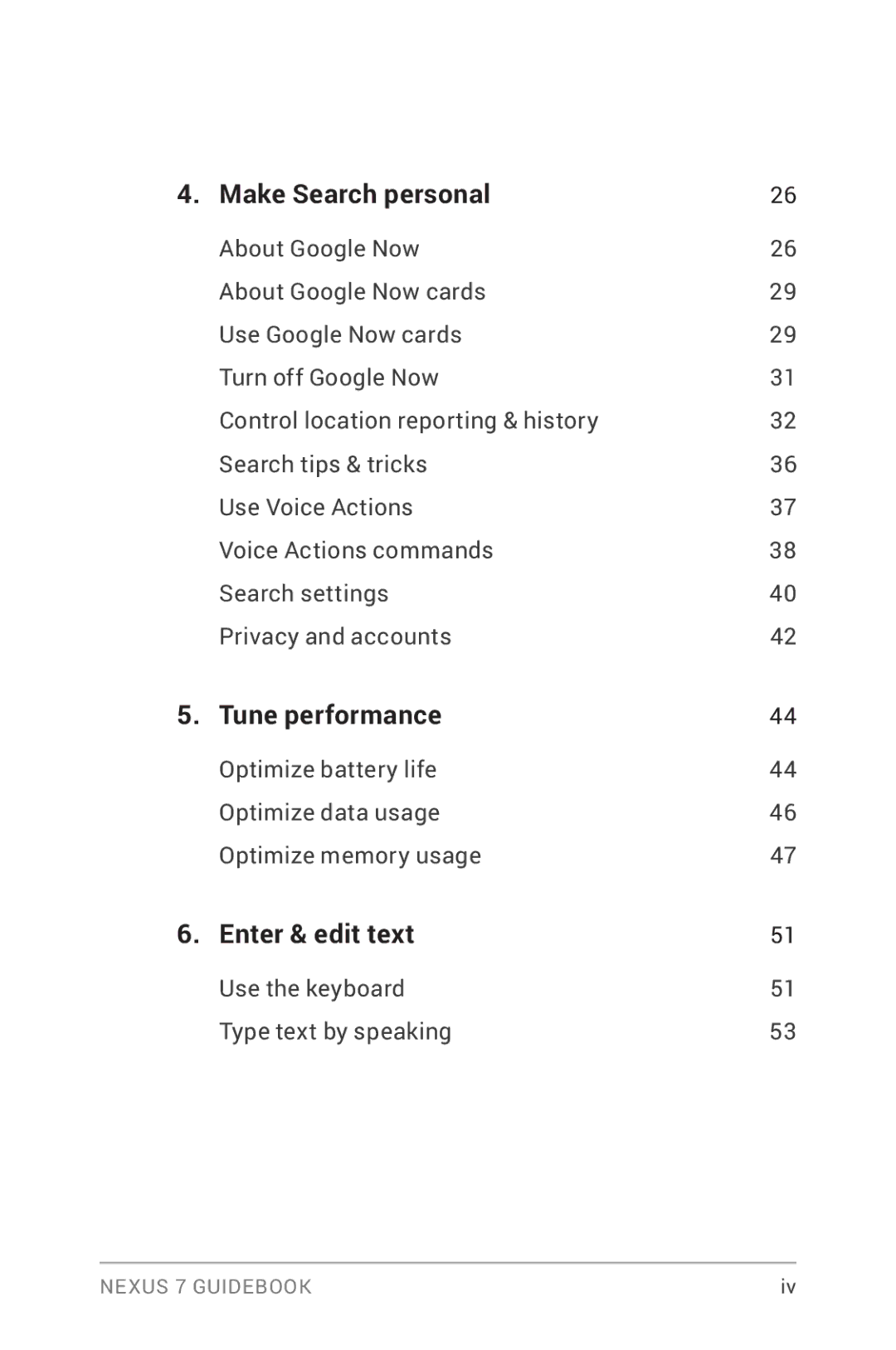 Asus NEXUS7-ASUS-1B16 manual Make Search personal 