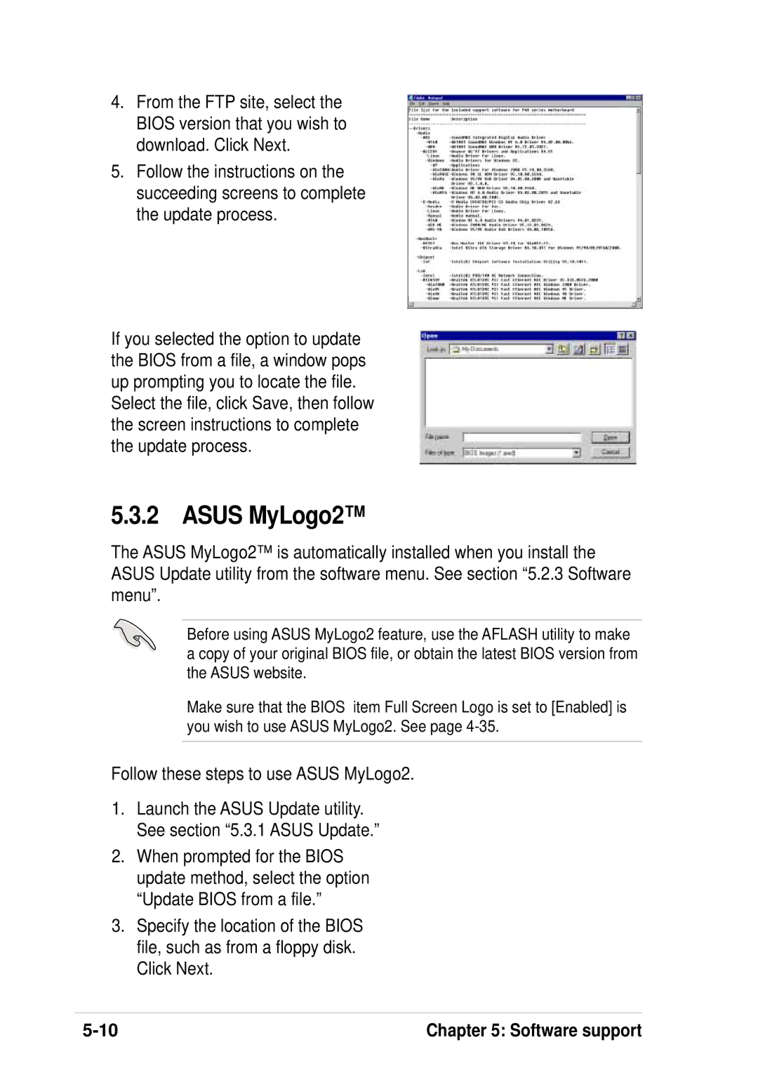 Asus P4B533-V manual Follow these steps to use Asus MyLogo2 