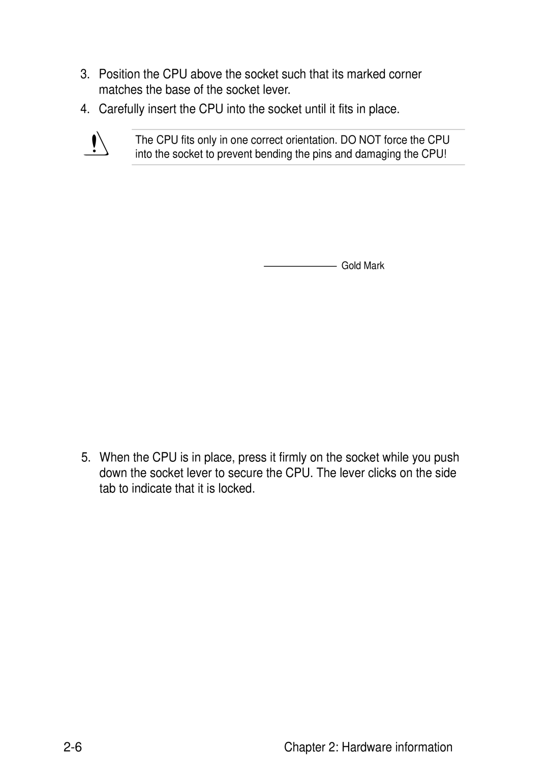 Asus P4B533-V manual Hardware information 