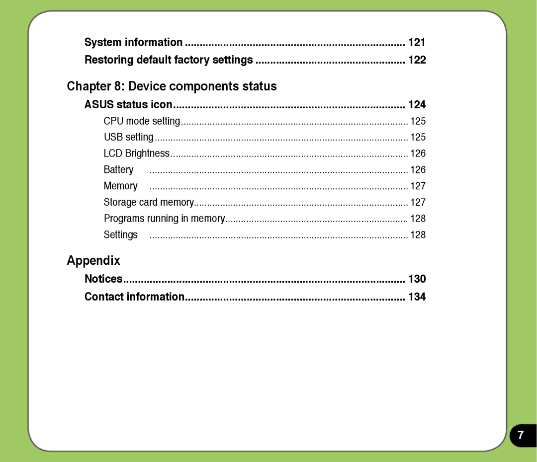 Asus P525 user manual Appendix 