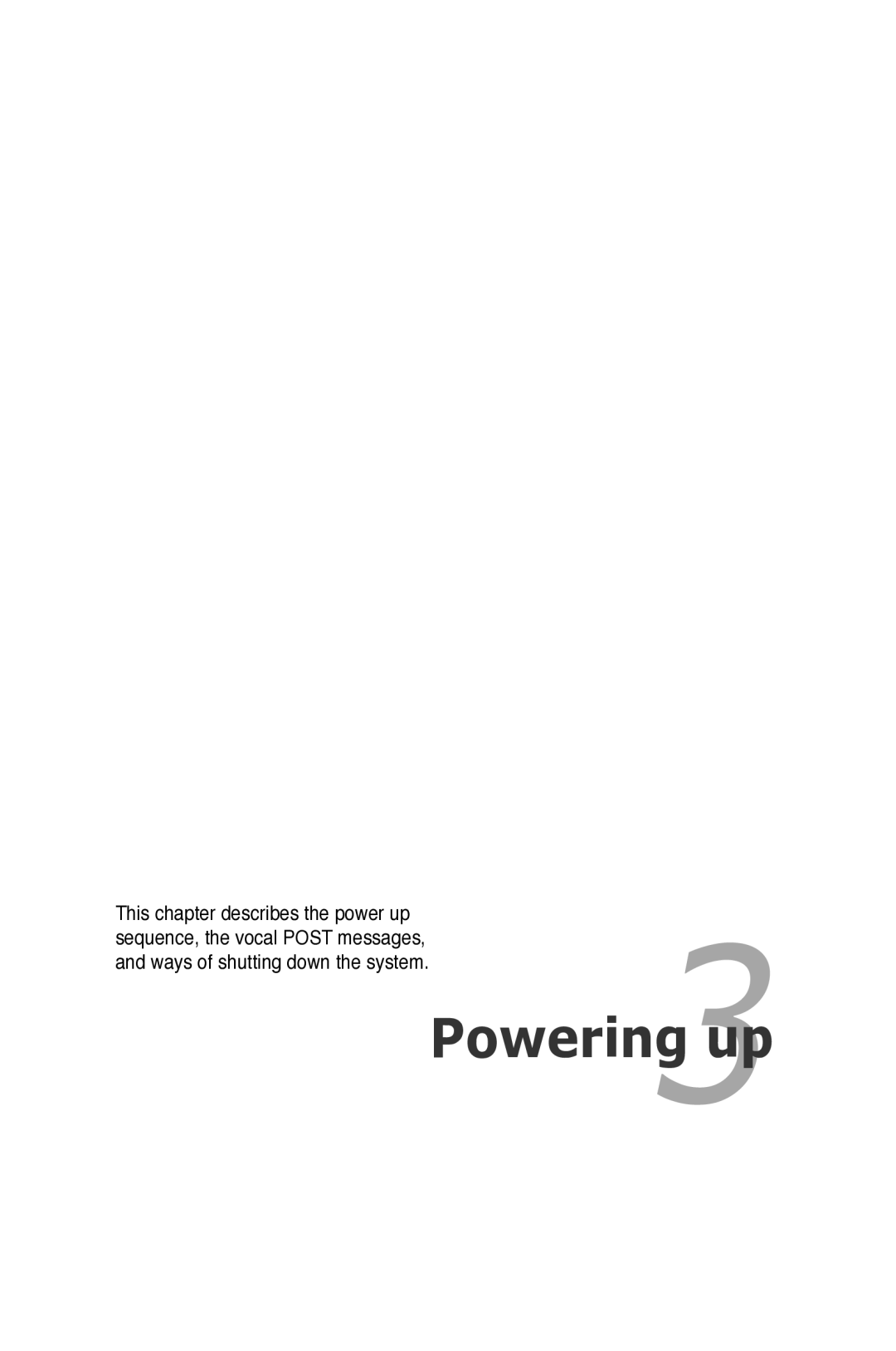 Asus P5B manual Powering up 