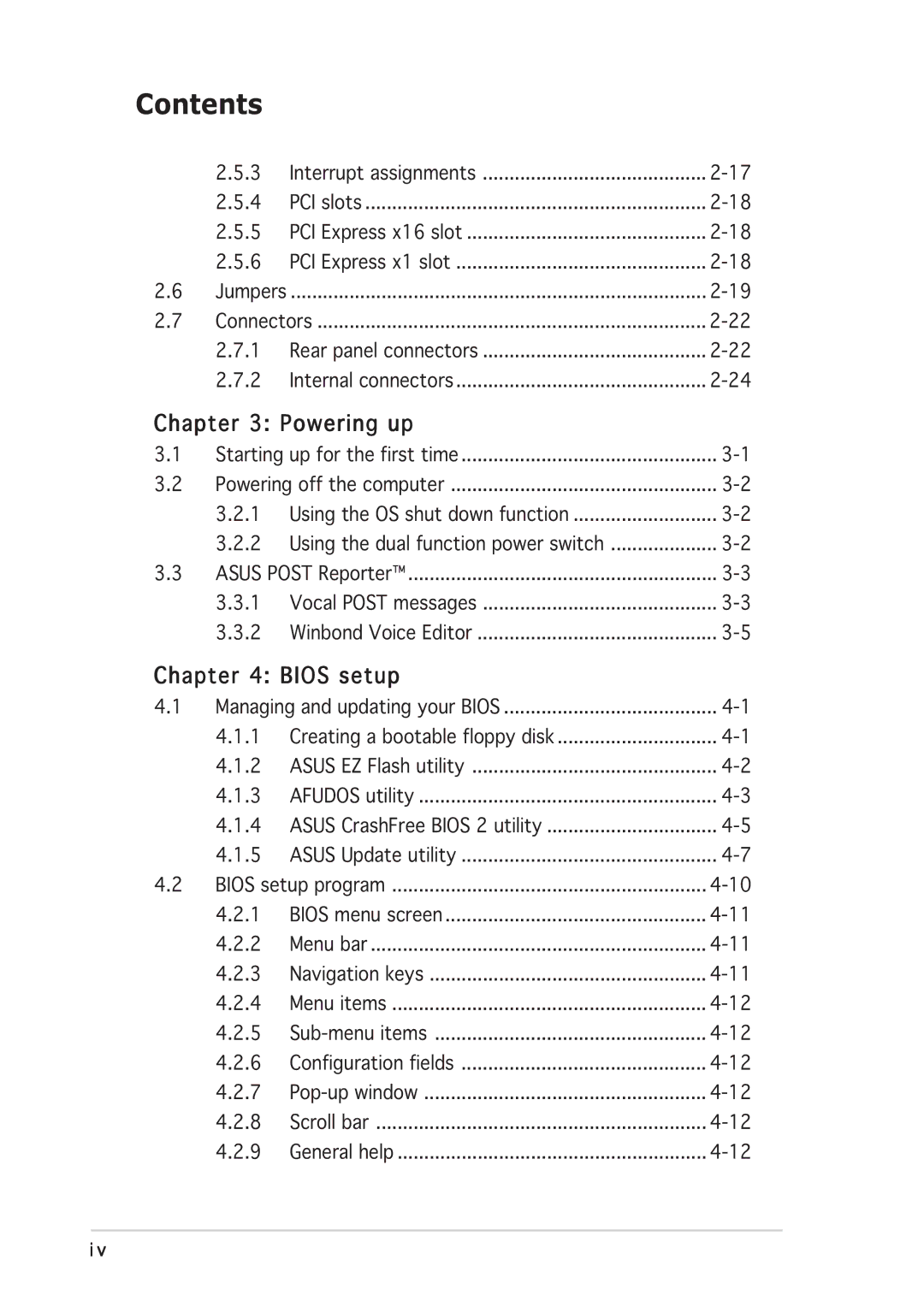 Asus P5GD2 manual Powering up, Bios setup 