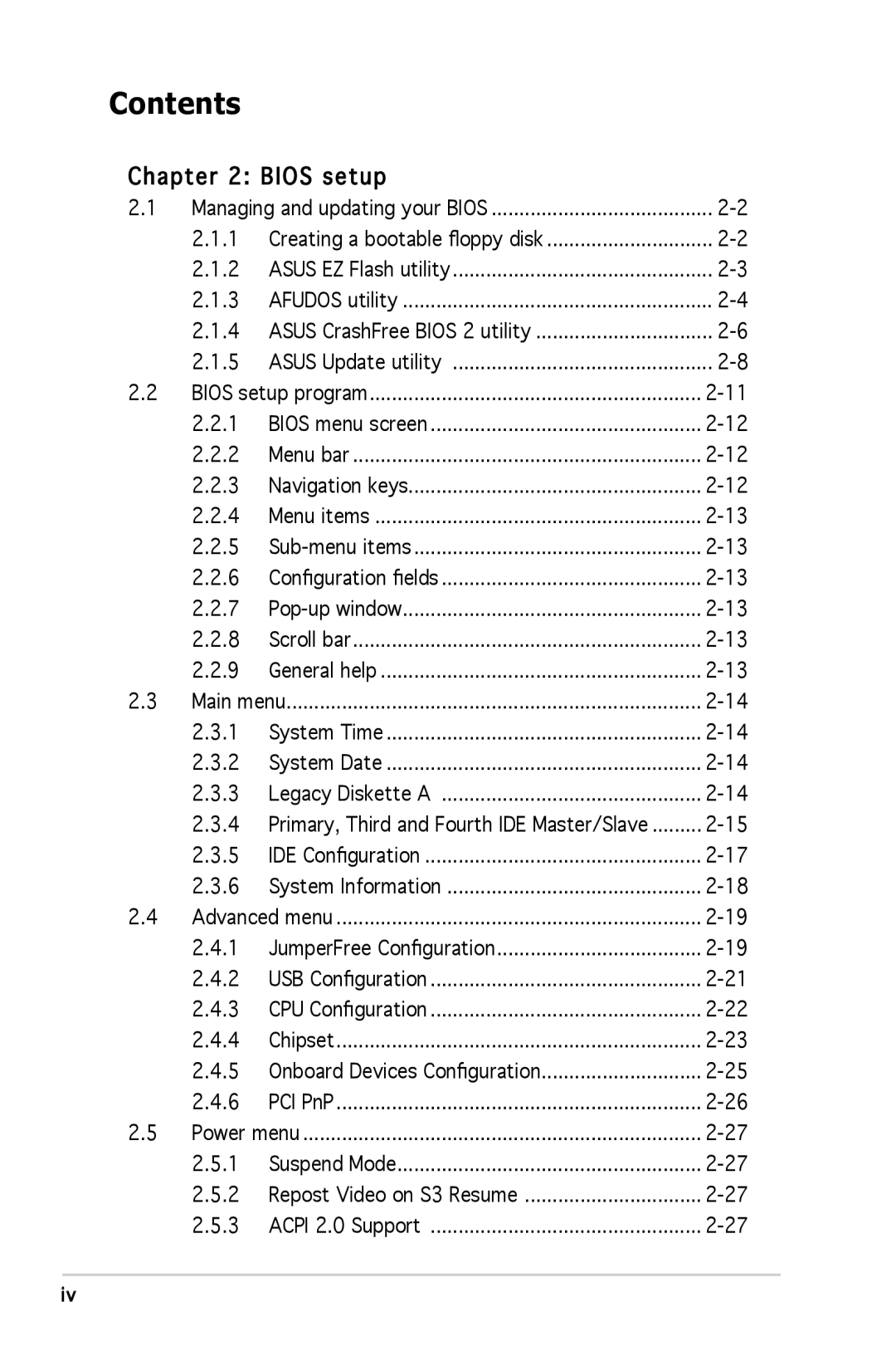 Asus P5GV-MX manual Bios setup 