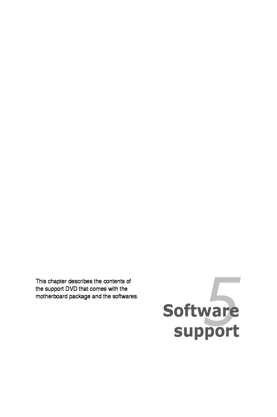 Asus P5K/EPU manual Software5 support 