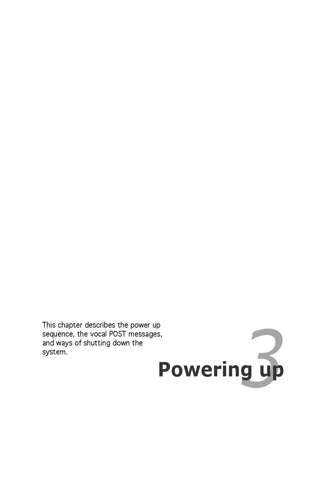 Asus P5L 1394 manual Powering up 