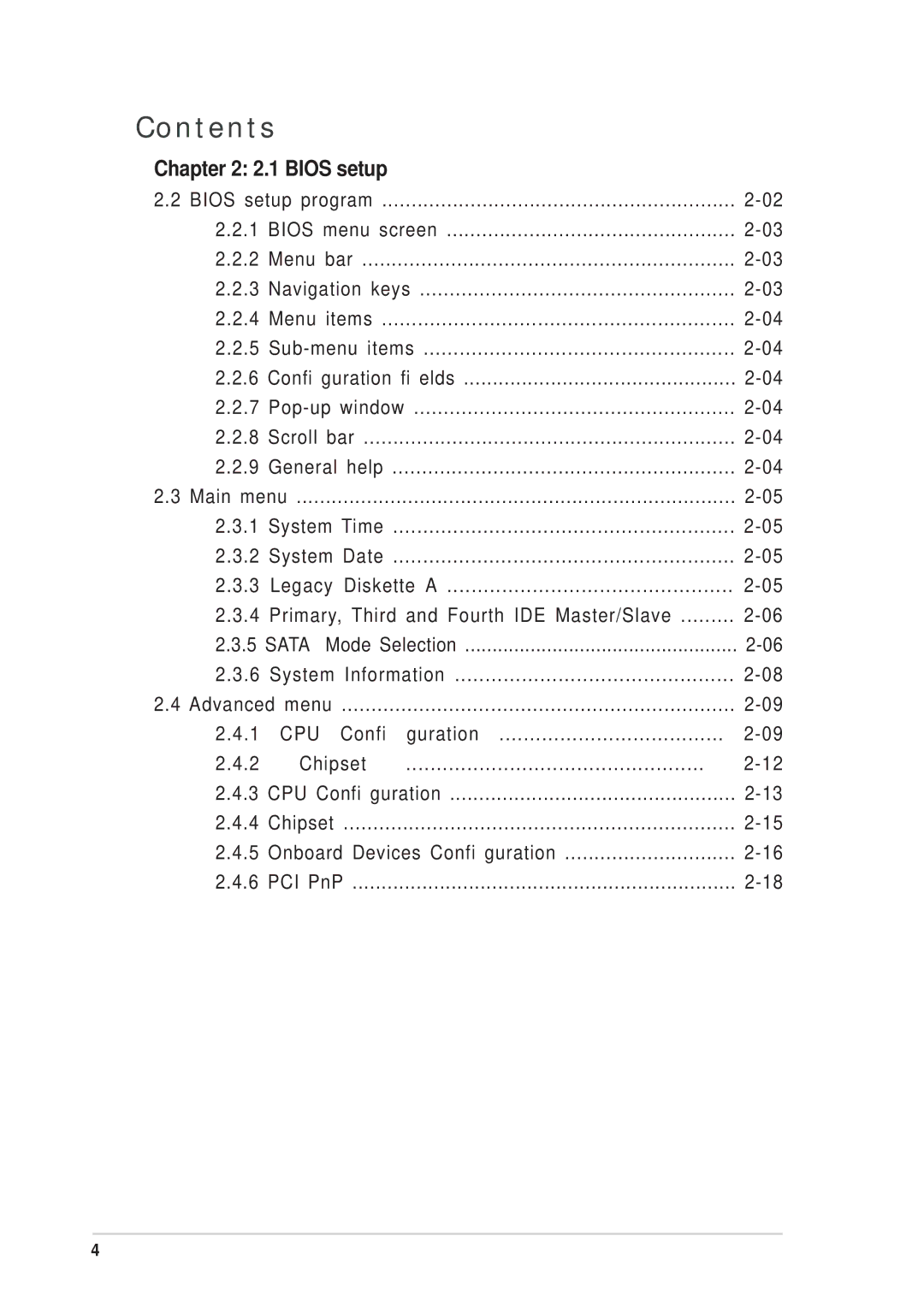 Asus P5SD2-FM manual Bios setup 