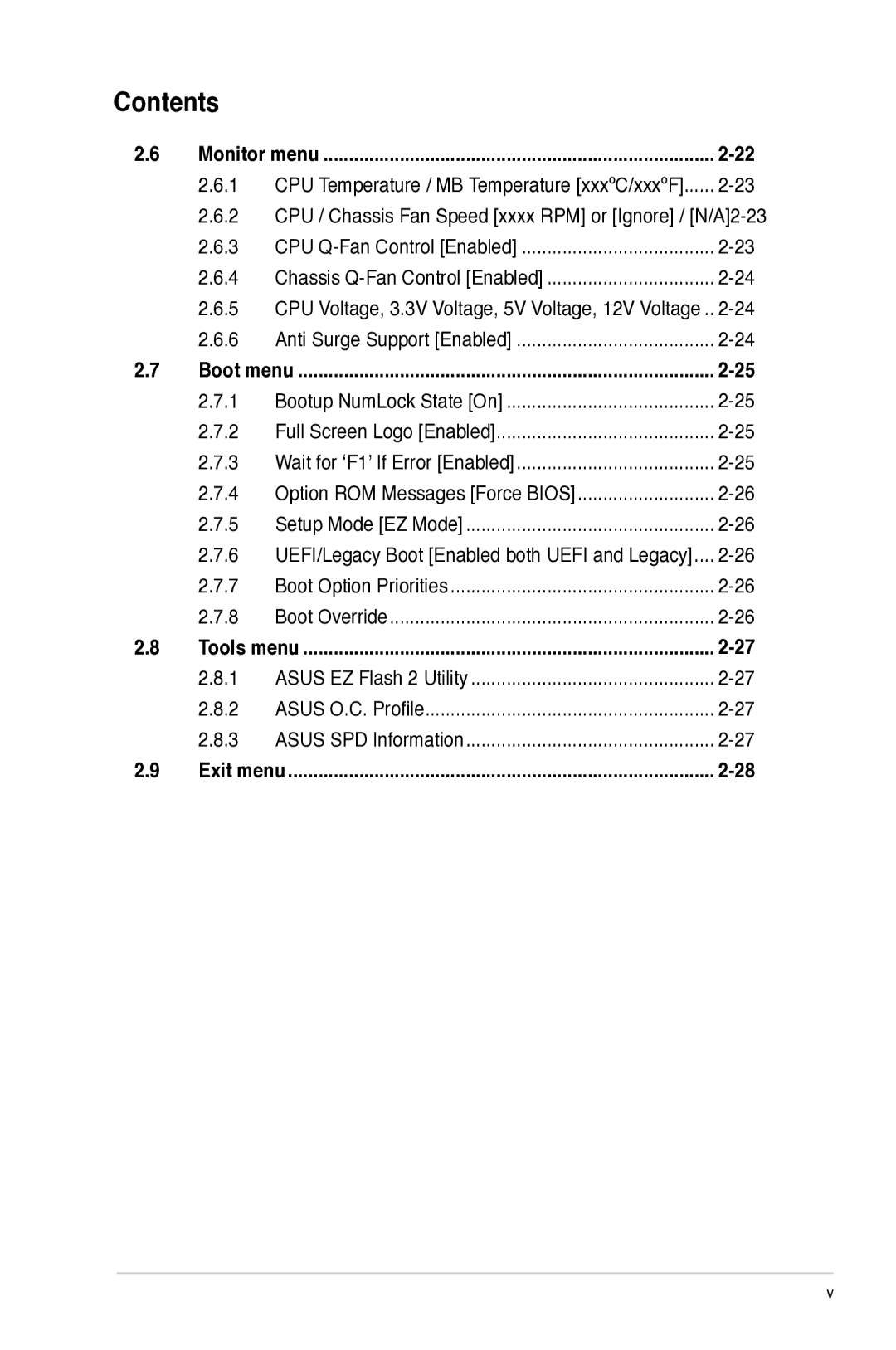 Asus P8H77I, P8H77-I manual Anti Surge Support Enabled 