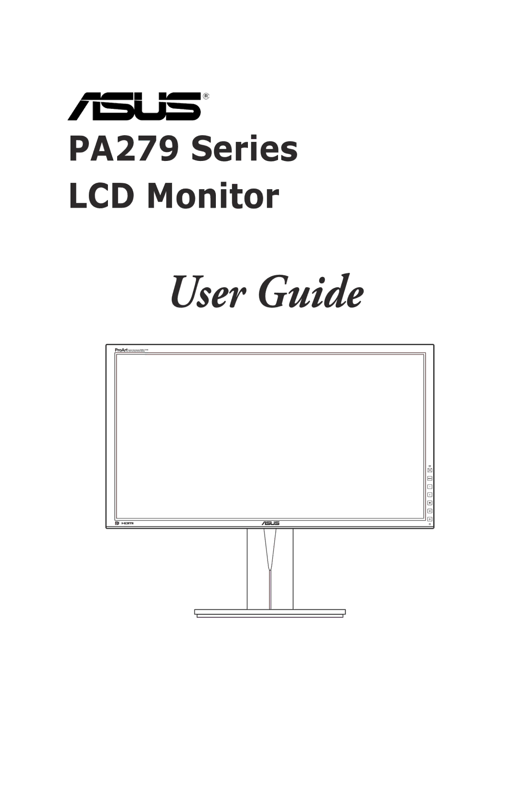 Asus PA279Q manual User Guide 