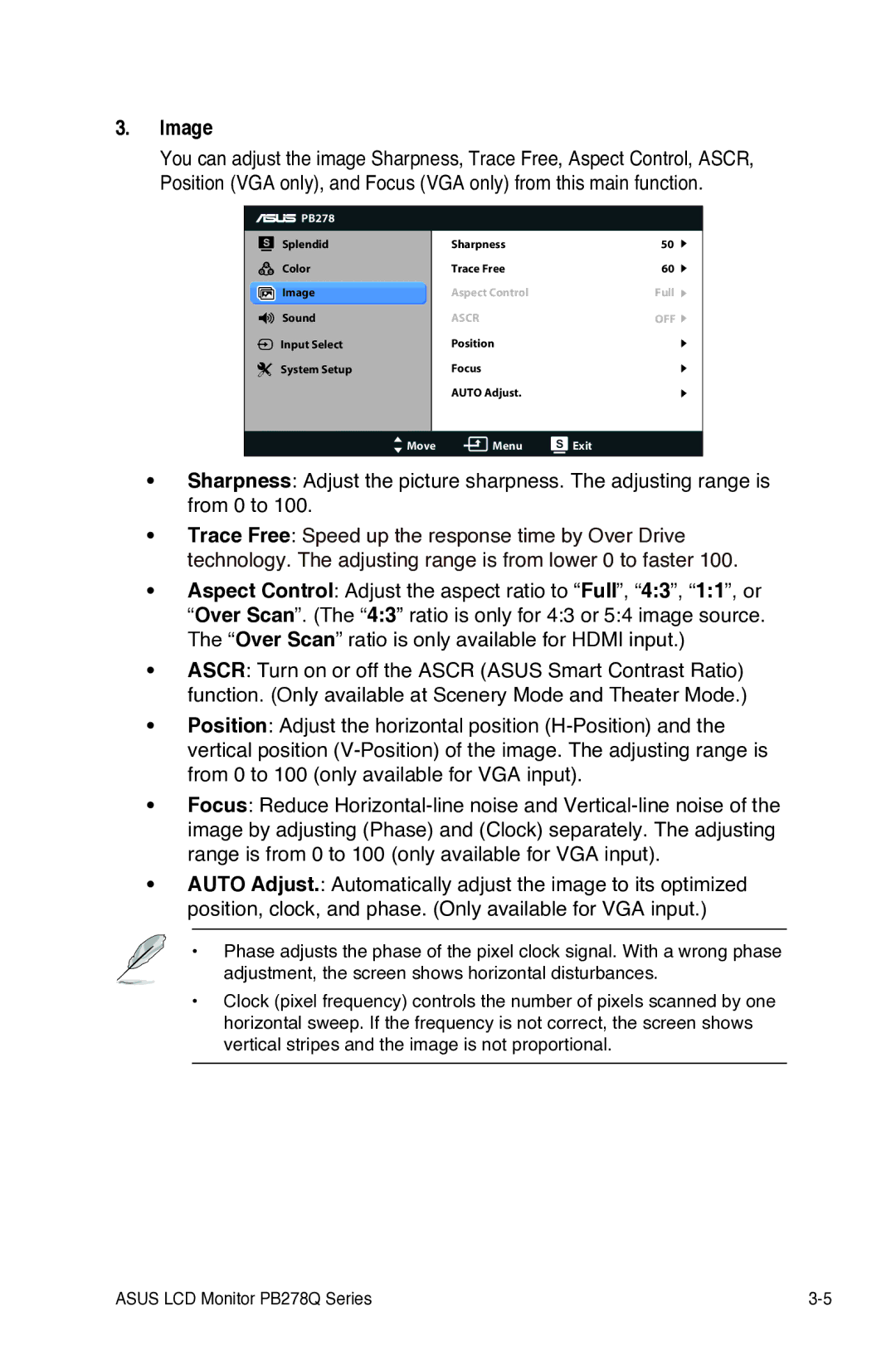 Asus 90LMGA070T0108UL, PB278Q manual Image 