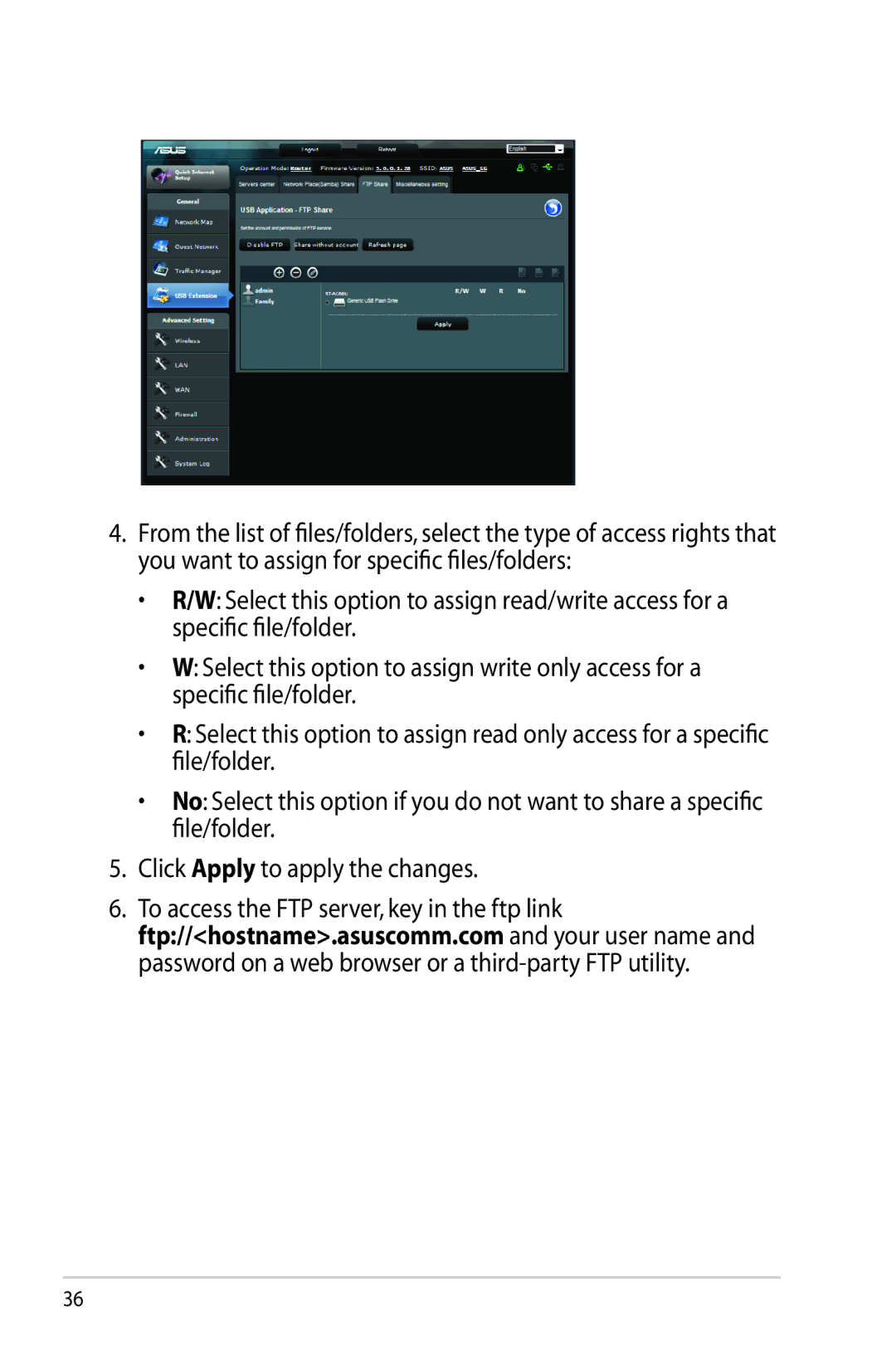 Asus RT-AC66U manual 