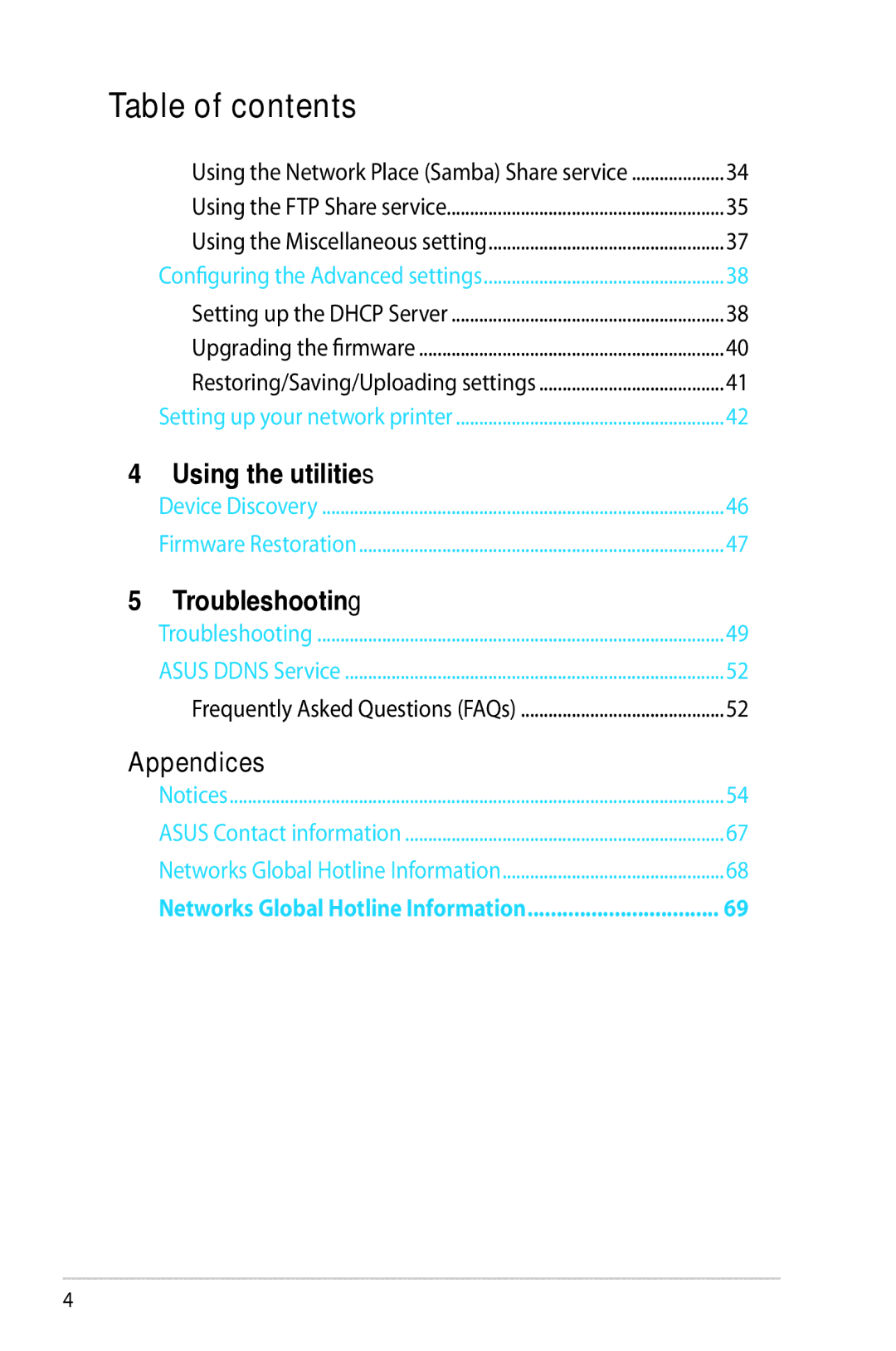 Asus RT-AC66U manual Using the utilities 