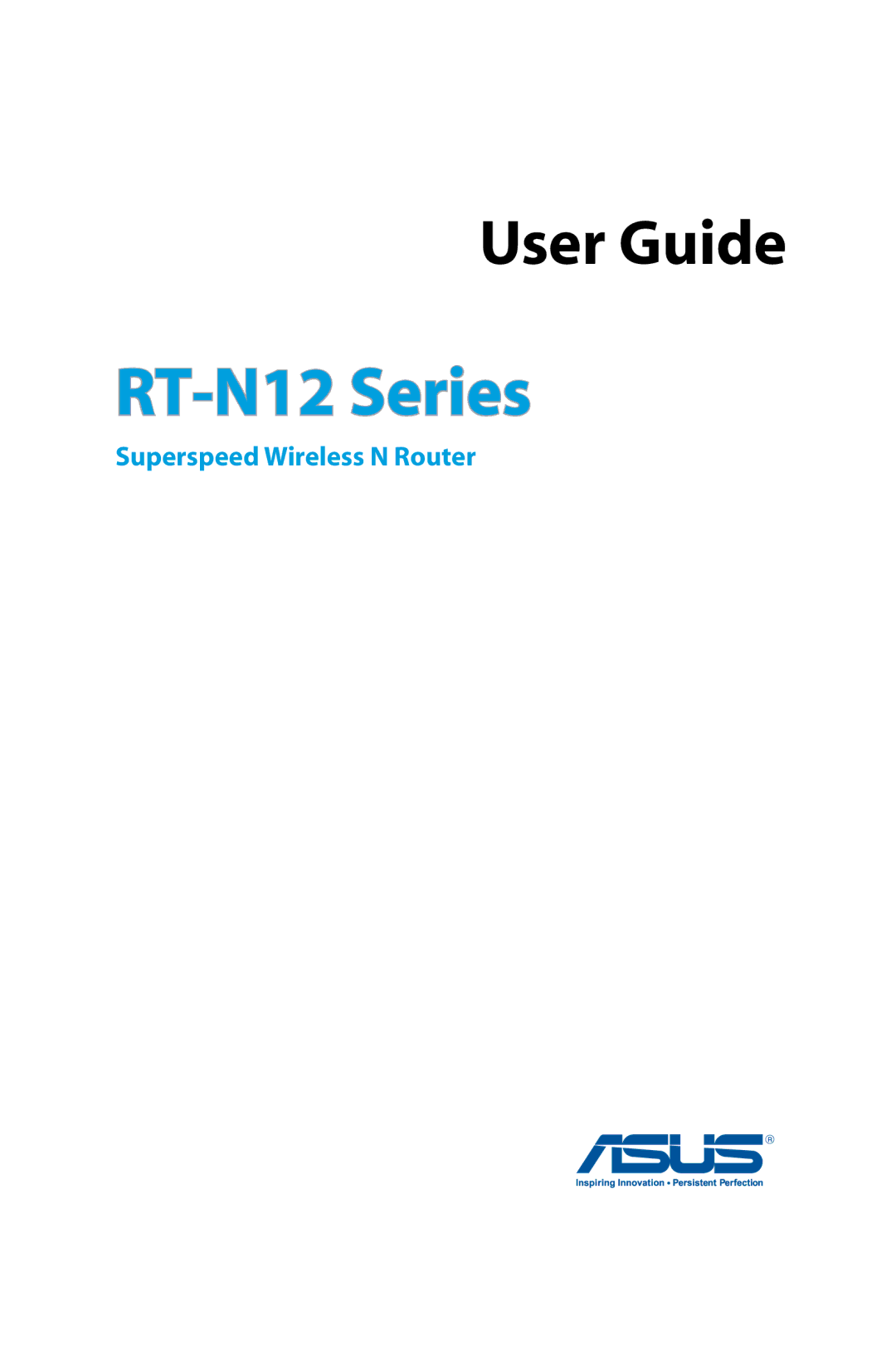 Asus RTN12D1, RT-N12/D1 manual RT-N12 Series 