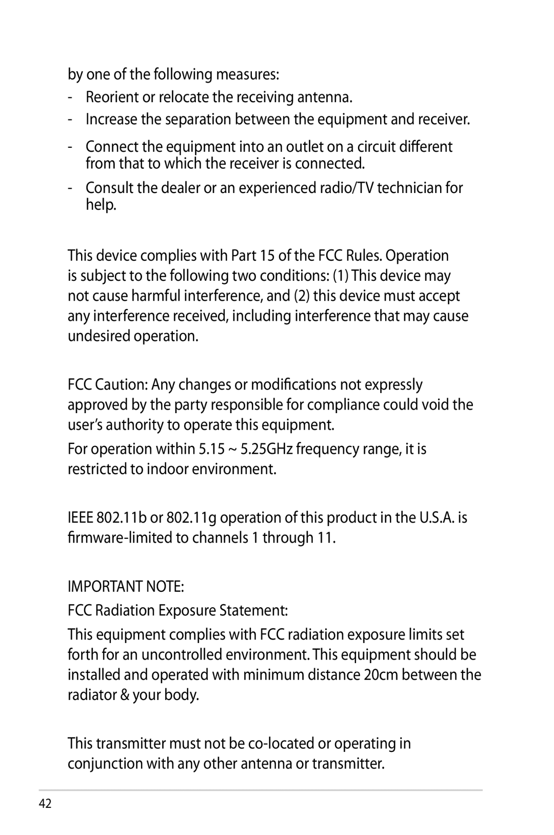 Asus RT-N53 manual Important Note 