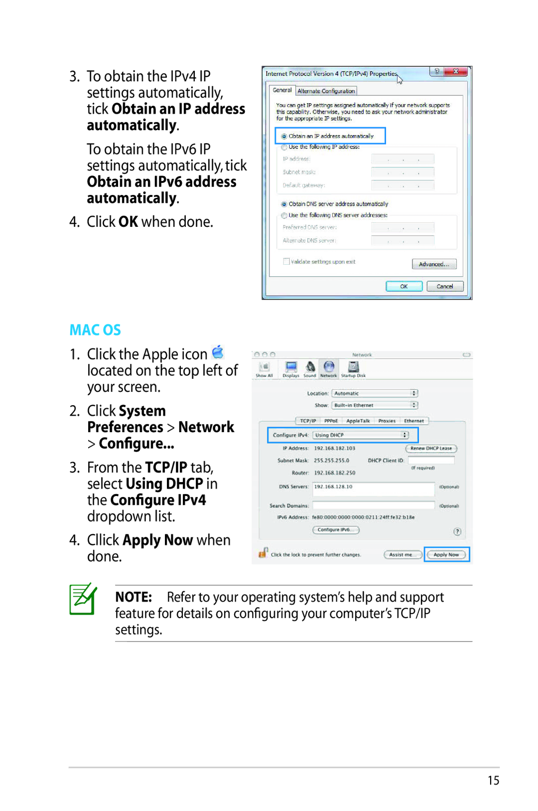 Asus RTAC56U manual Cllick Apply Now when Done 