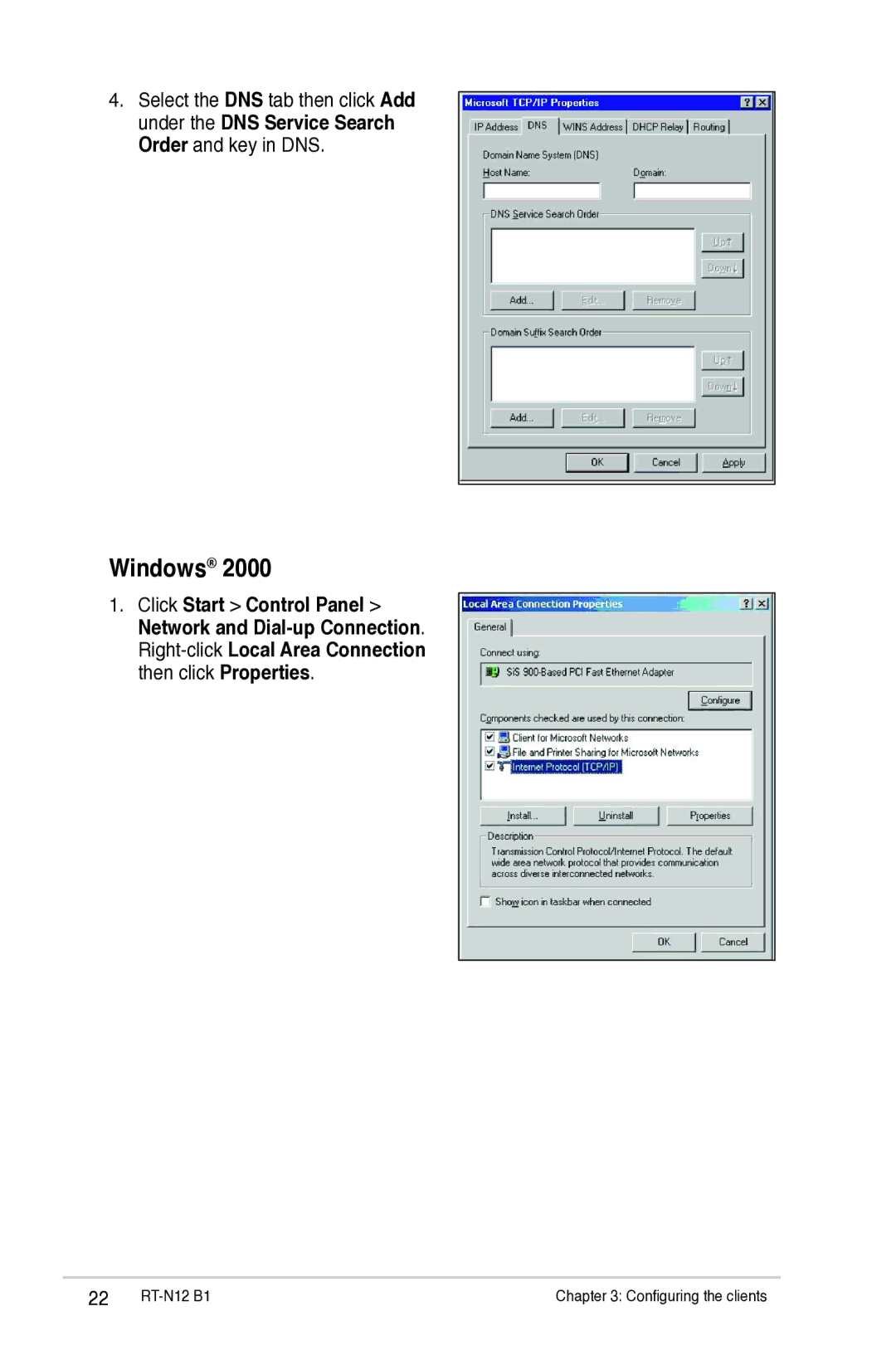 Asus RTN12B1 user manual Windows 