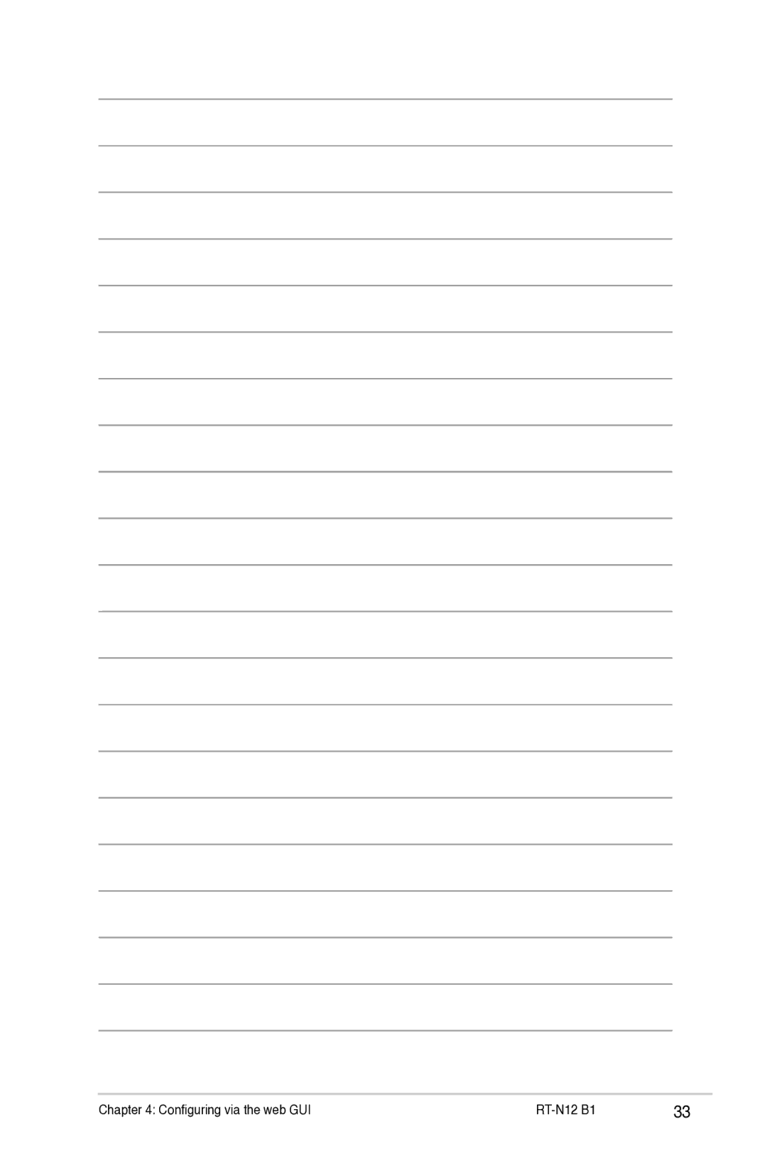 Asus RTN12B1 user manual Configuring via the web GUI RT-N12 B1 